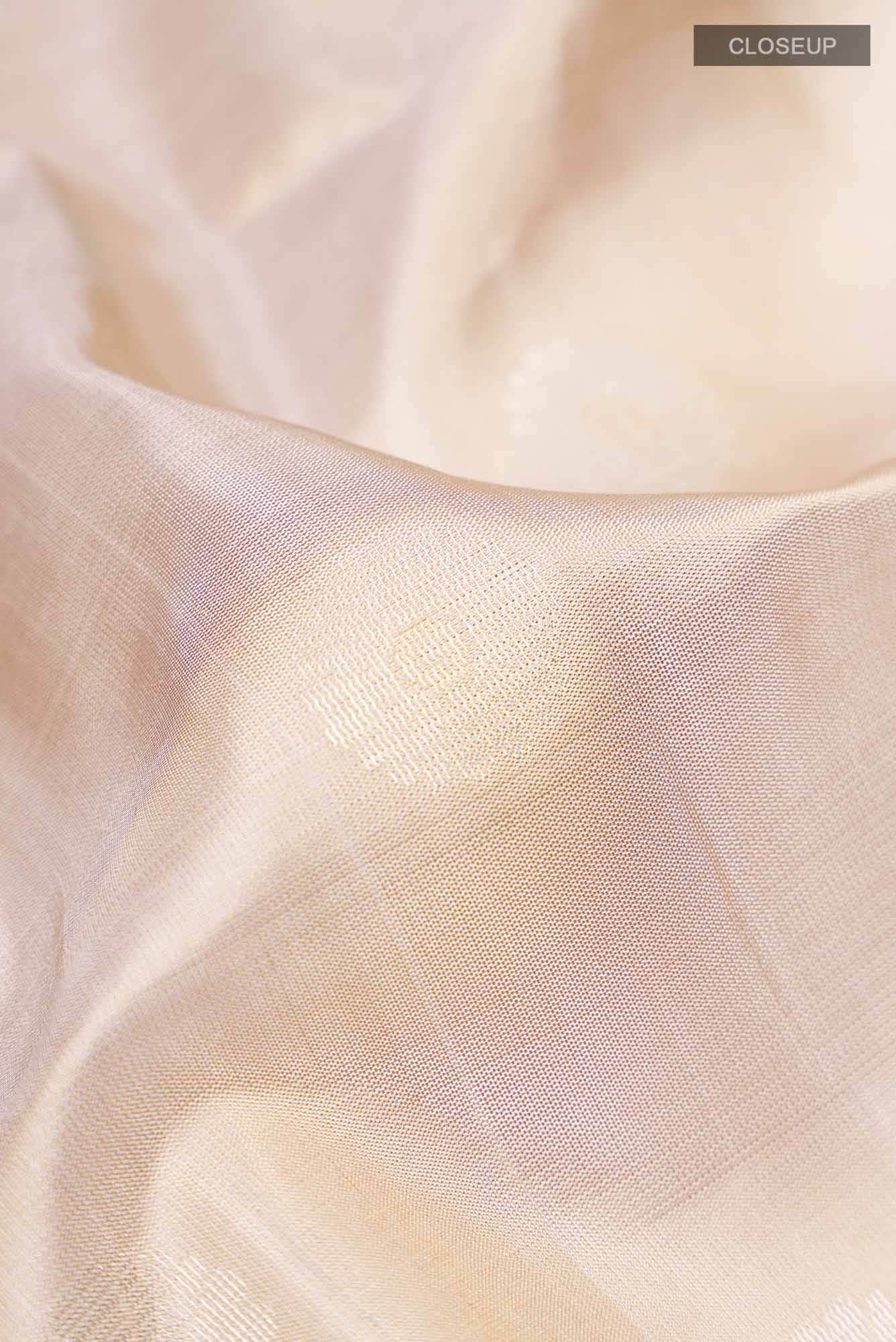 Beige Soft Silk Saree