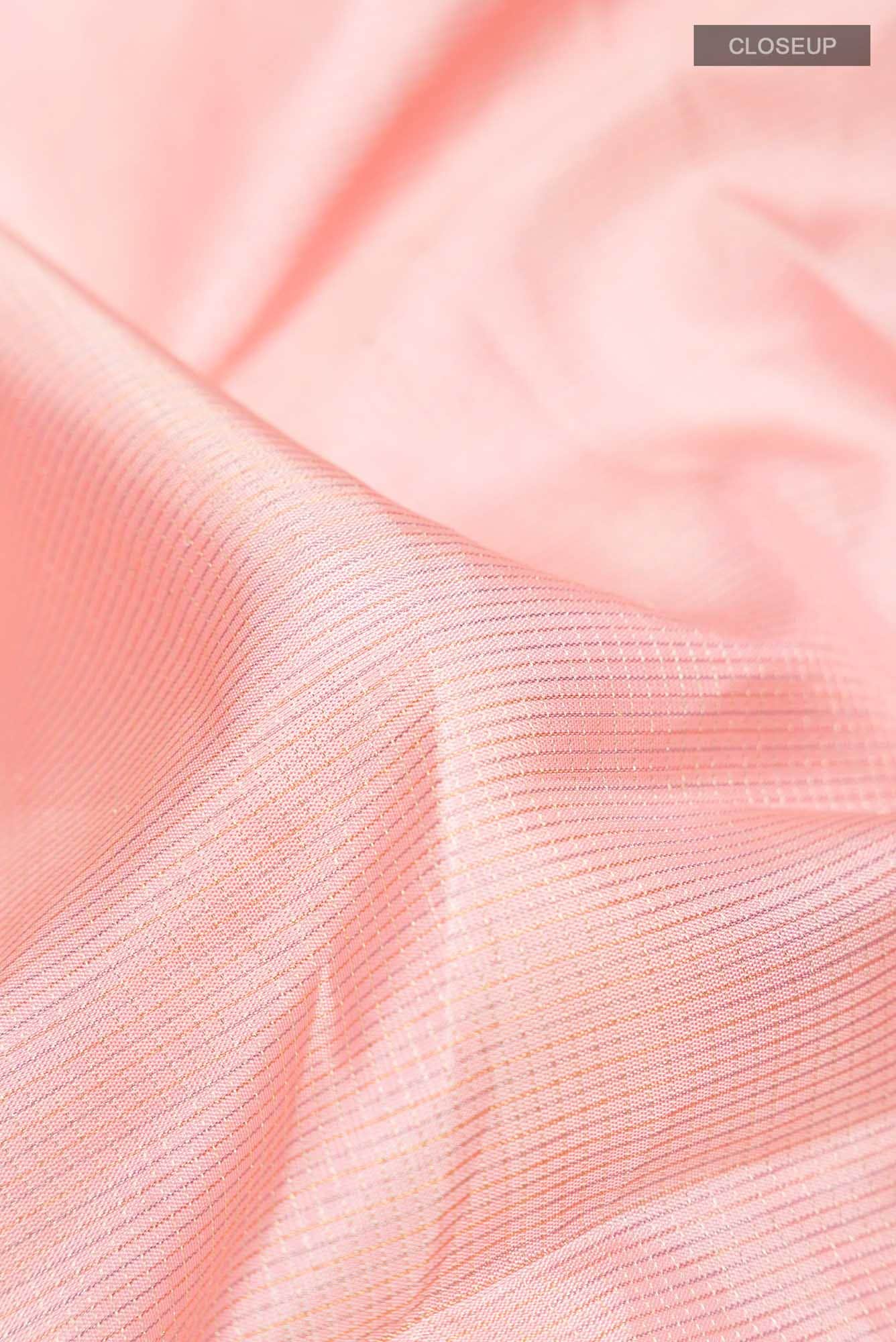 Peach Soft Silk Saree