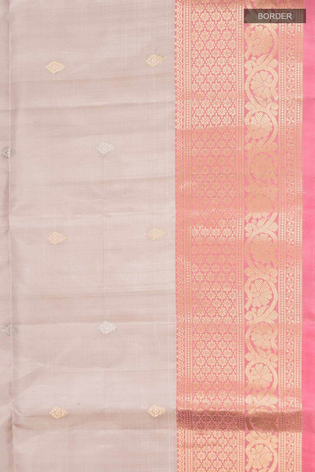 Beige Soft Silk Saree