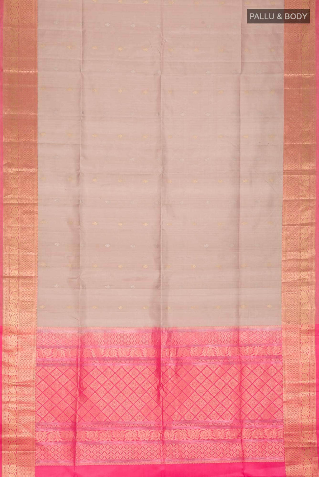 Beige Soft Silk Saree