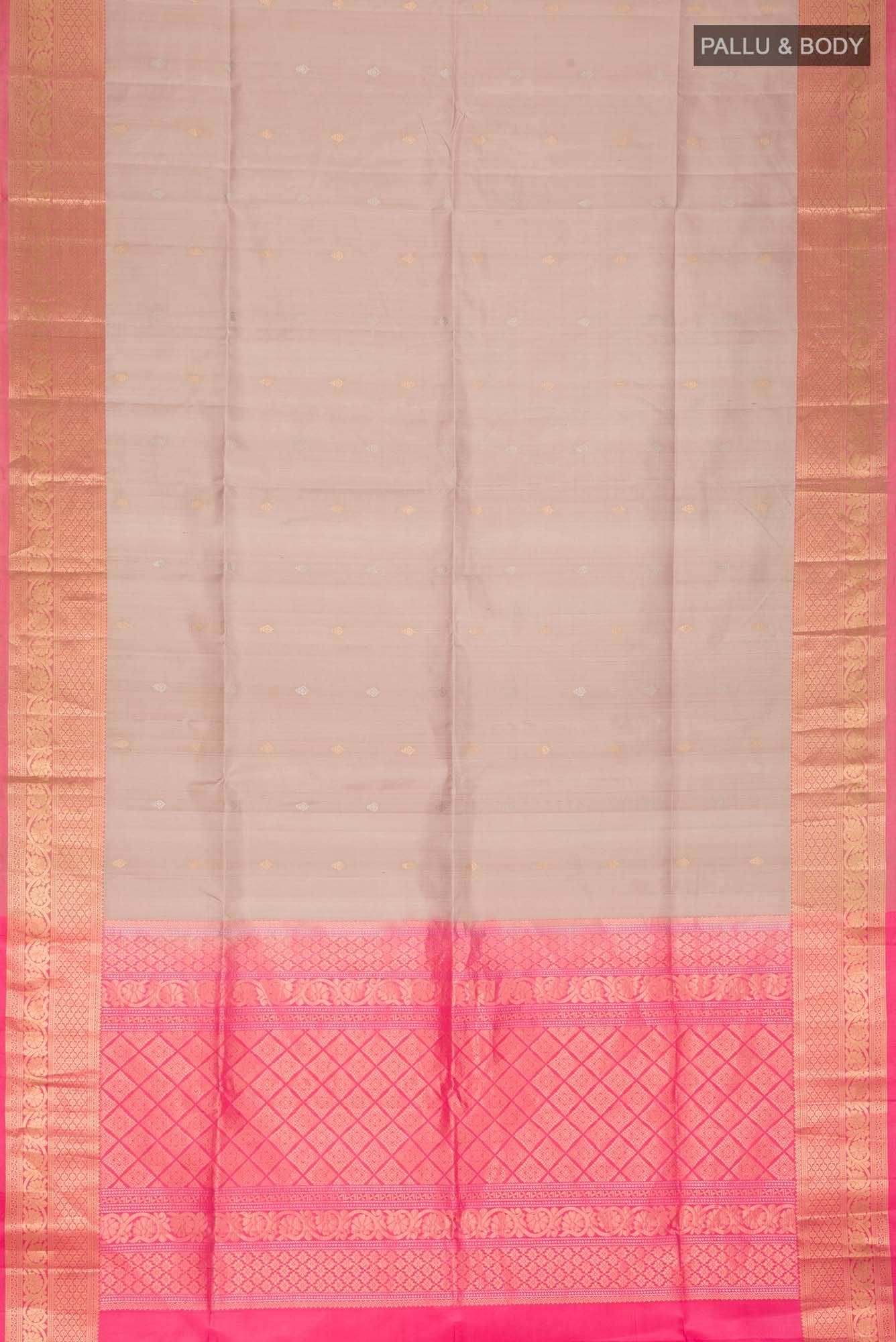 Beige Soft Silk Saree