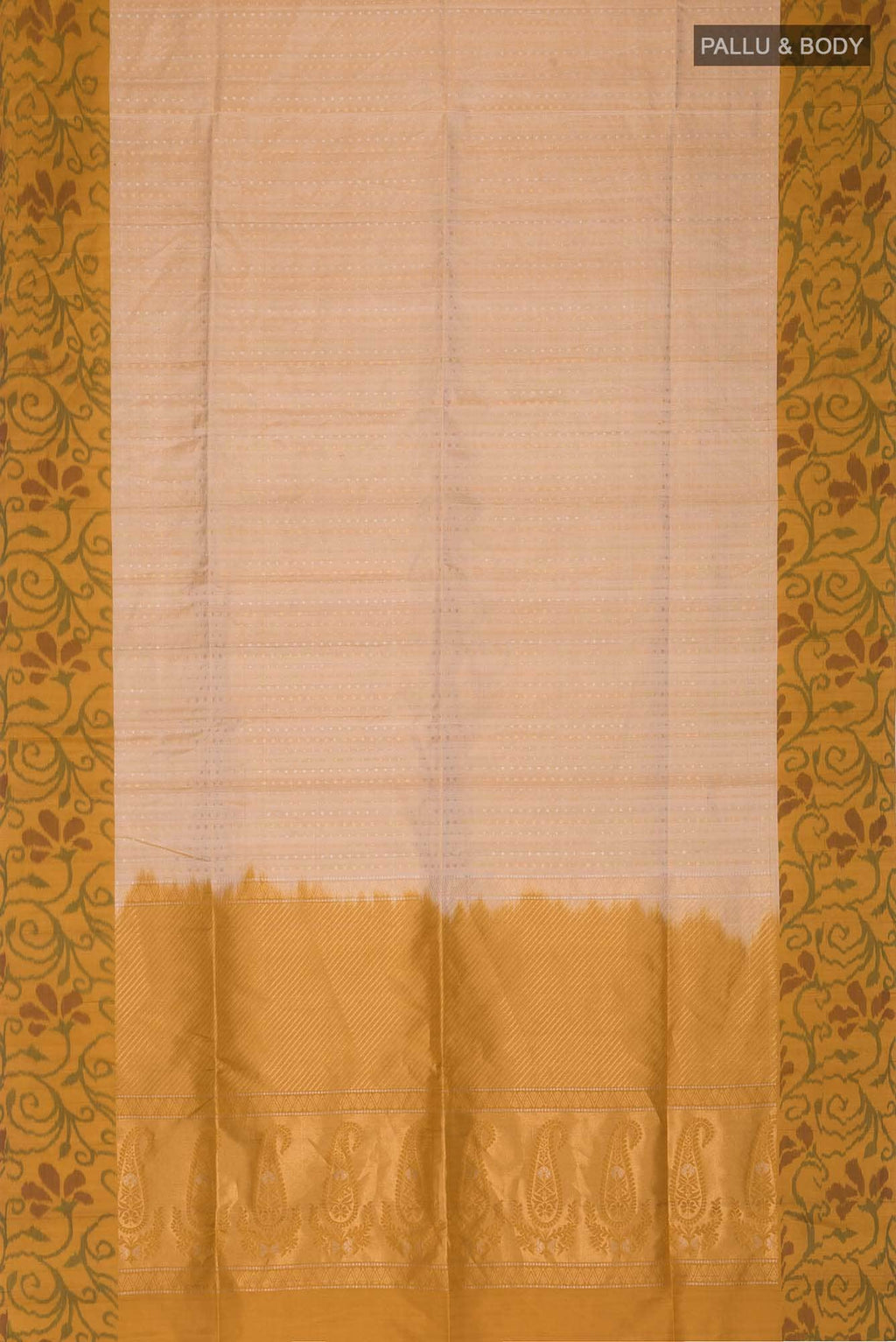 Beige Soft Silk Saree