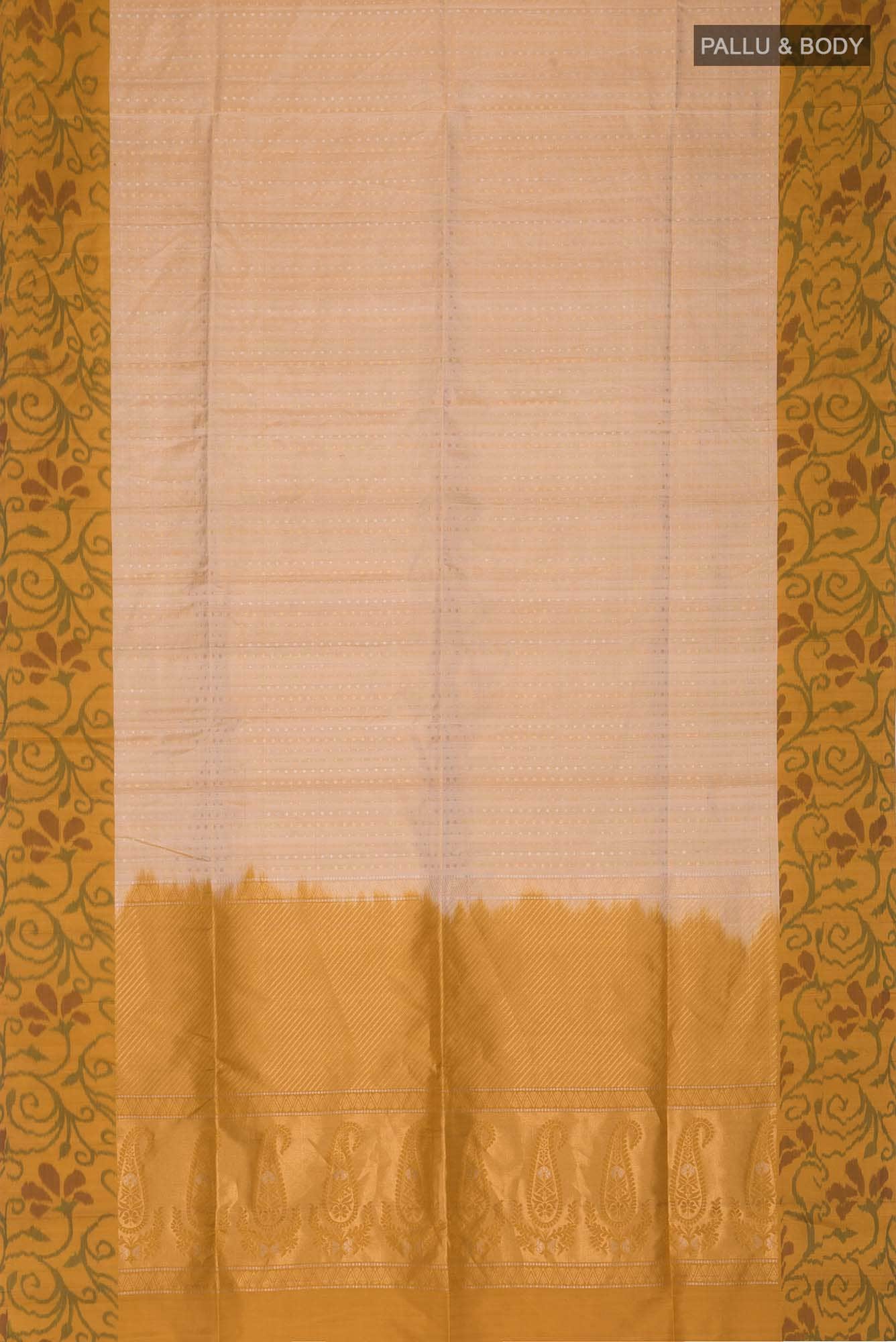 Beige Soft Silk Saree