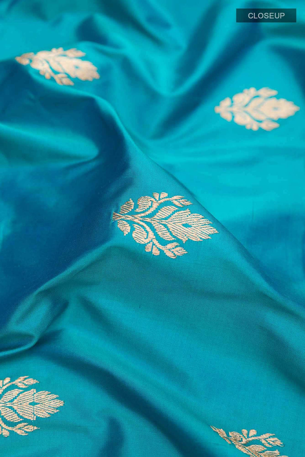 Blue Banarasi Silk Saree