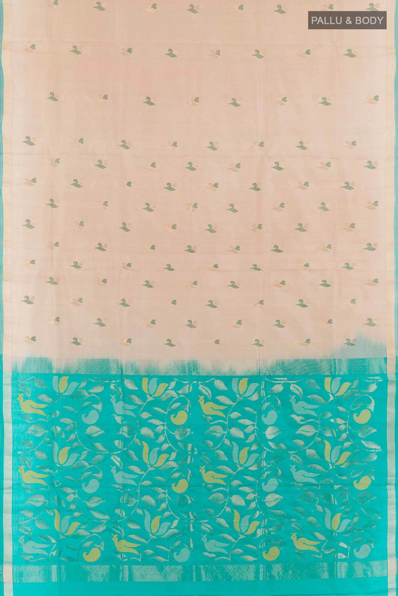 Beige Uppada Silk Saree