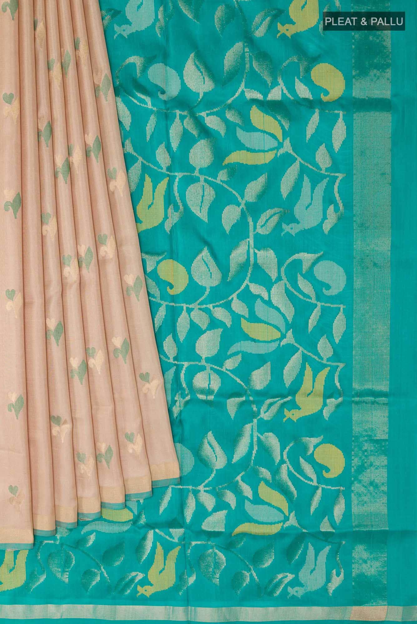 Beige Uppada Silk Saree