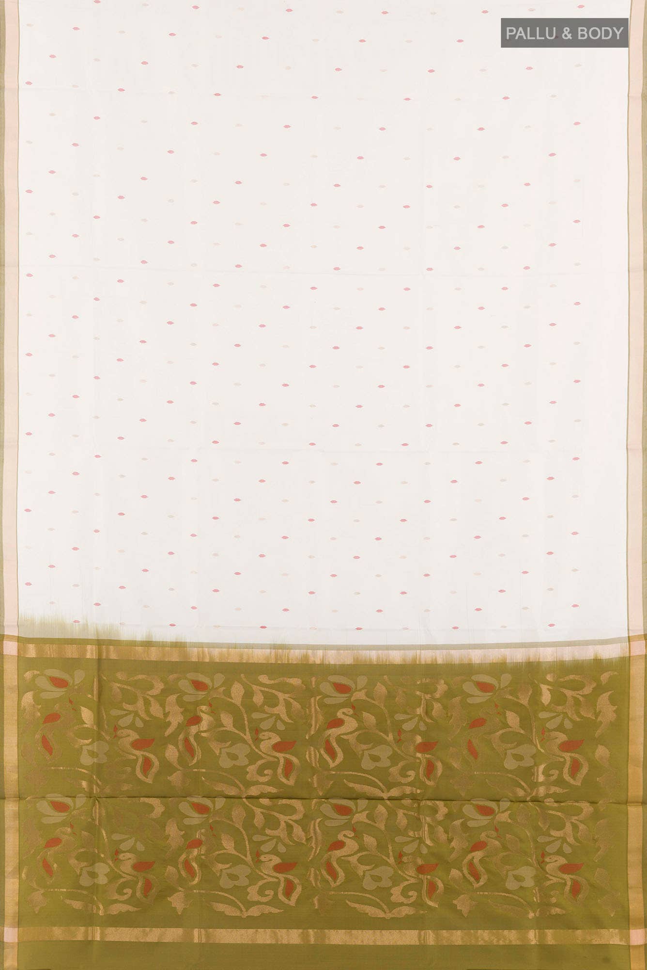 White Uppada Silk Saree