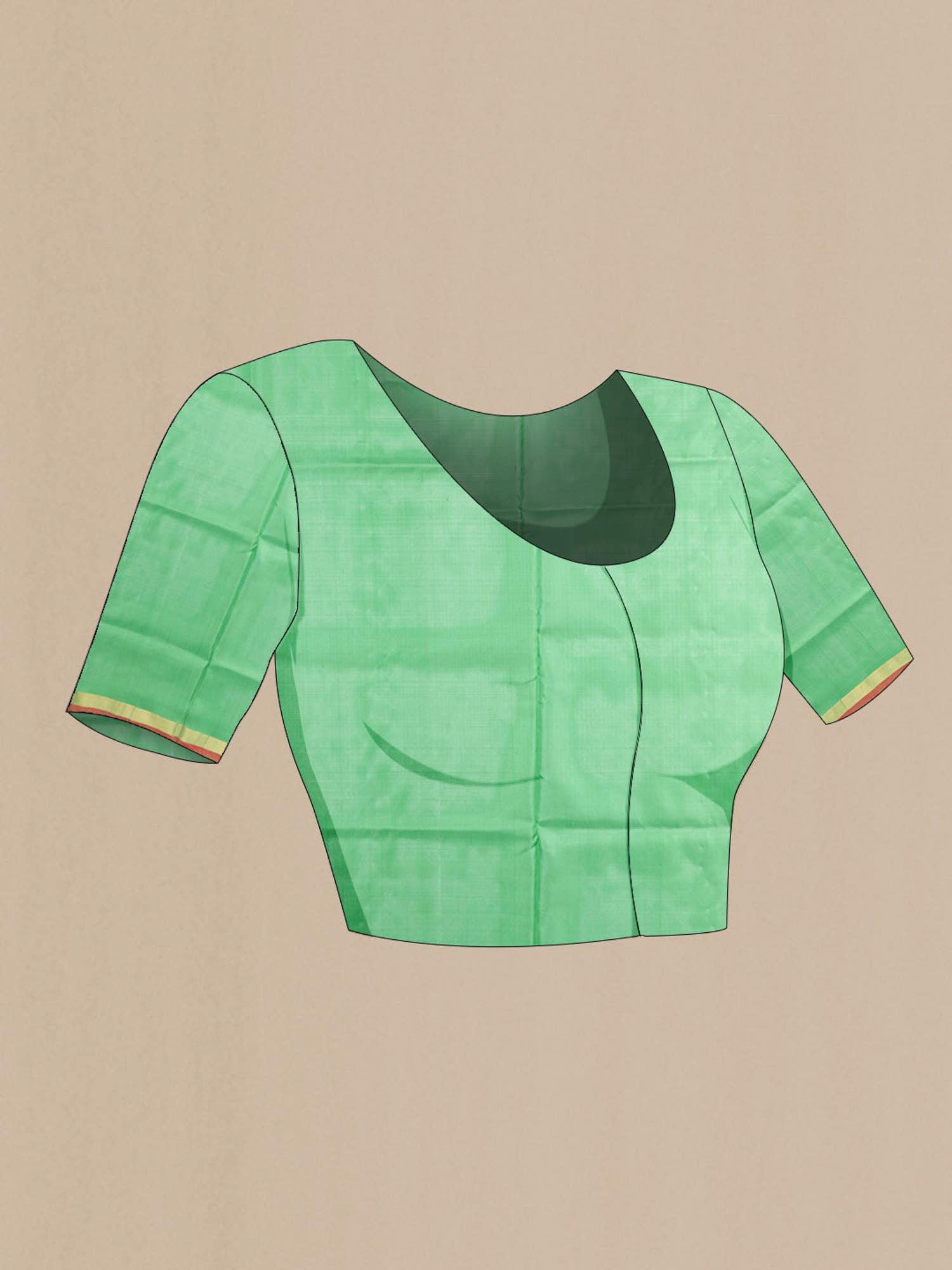 Sea Green Uppada Silk Saree