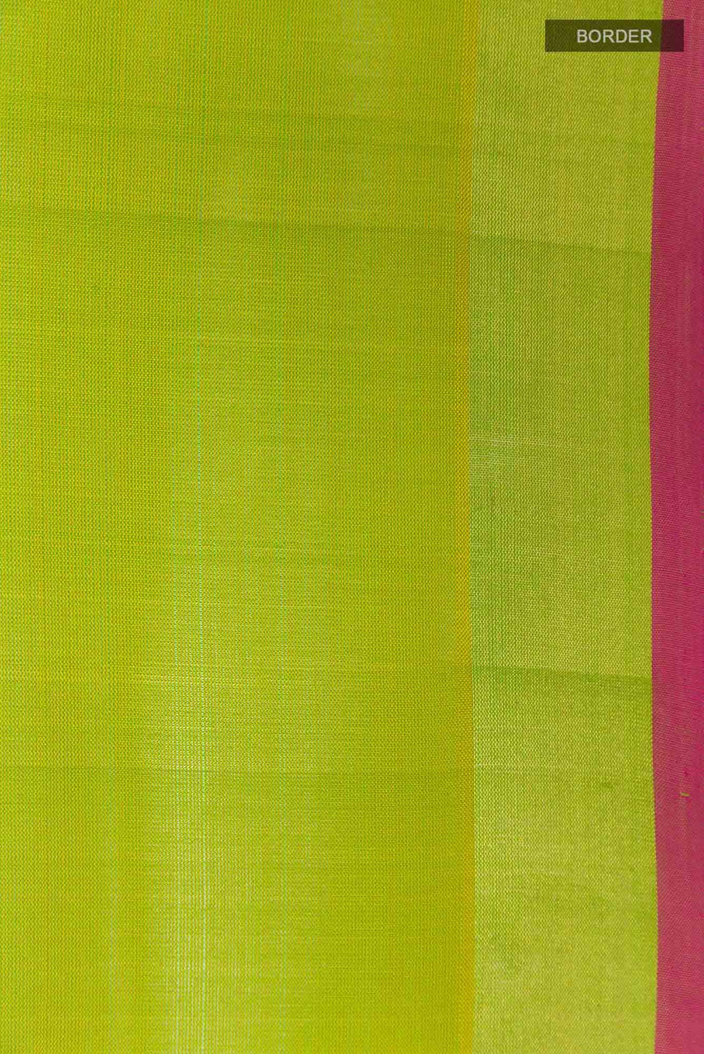 Parrot Green Uppada Silk Saree
