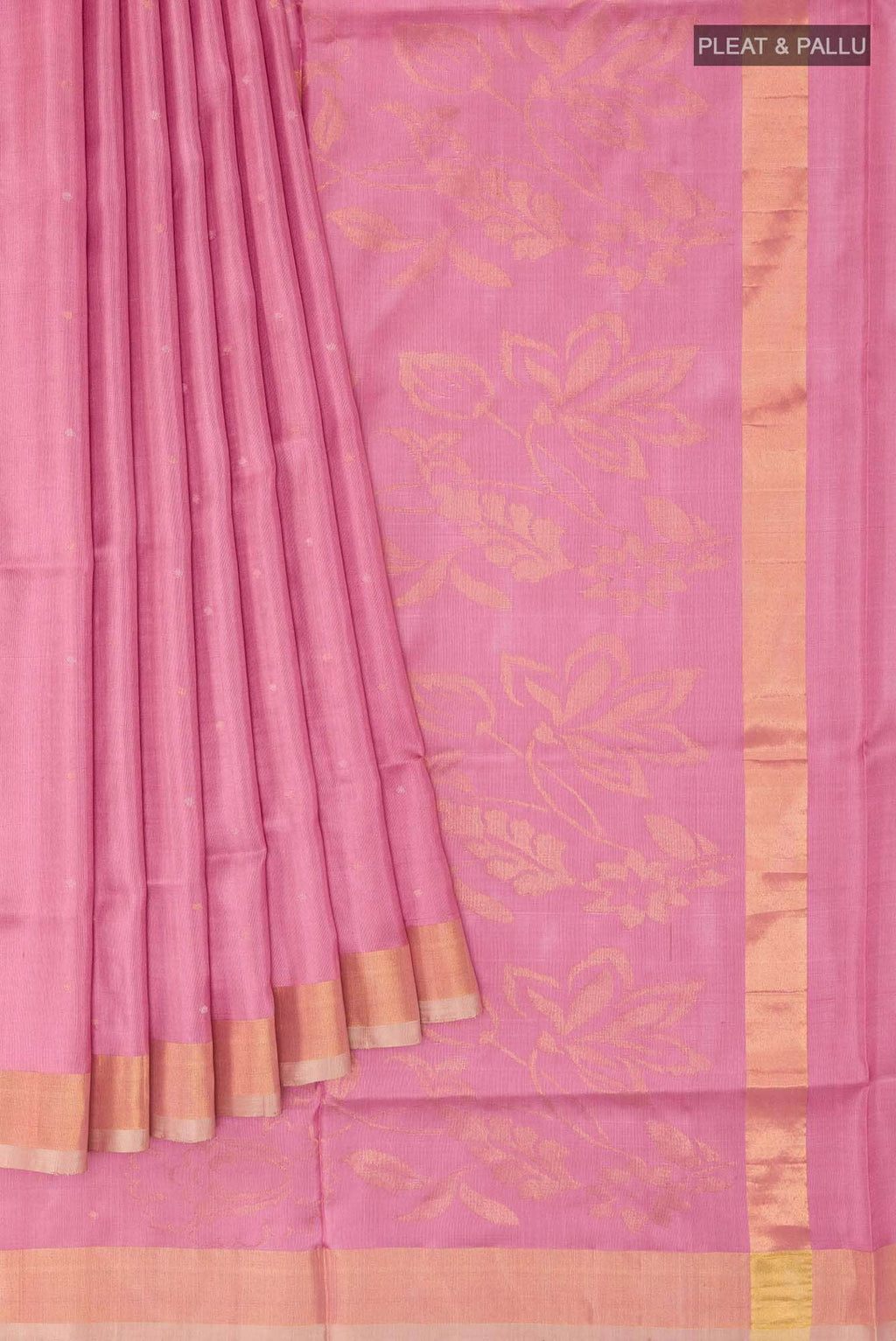 Pink Uppada Silk Saree