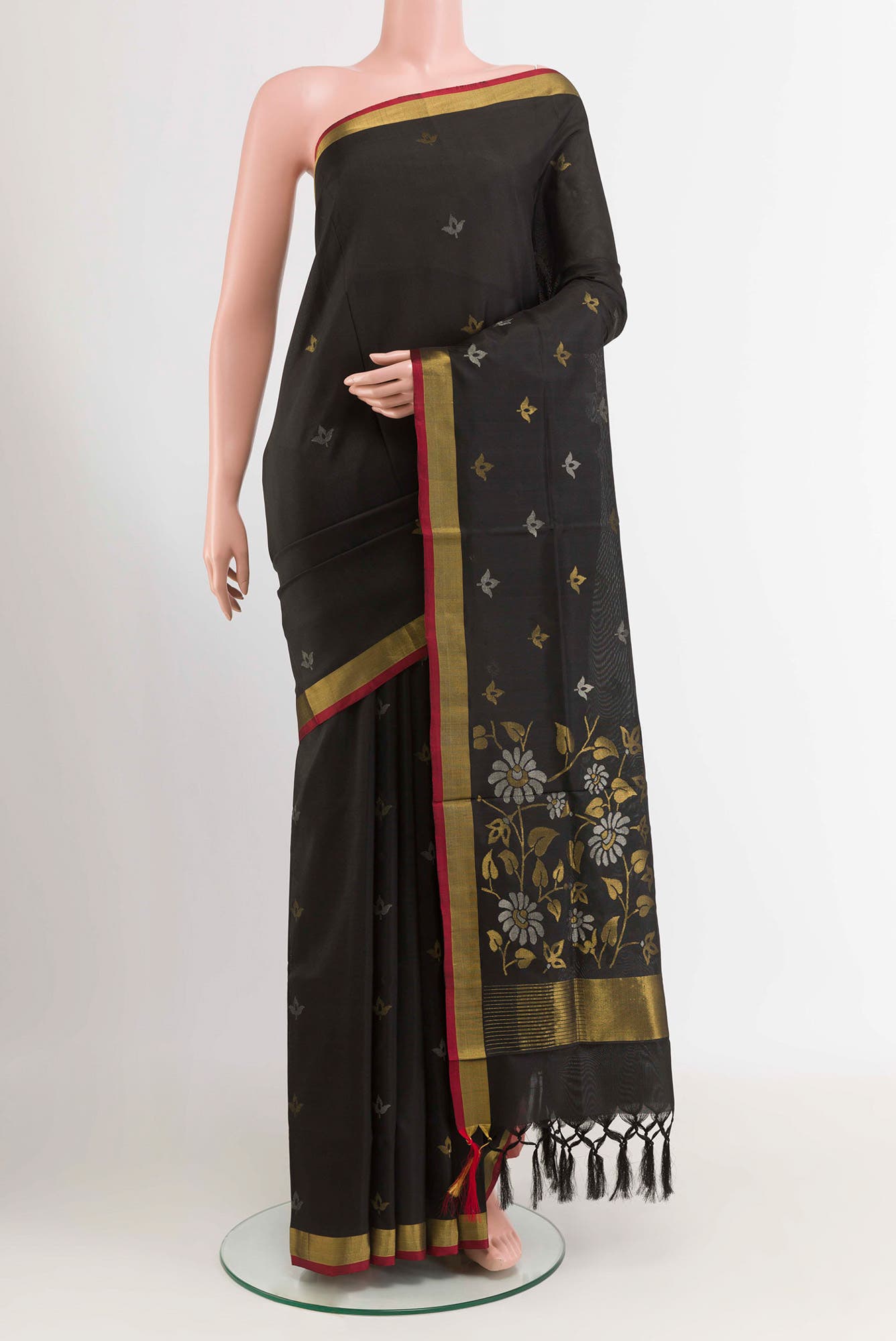 Black Uppada Silk Saree