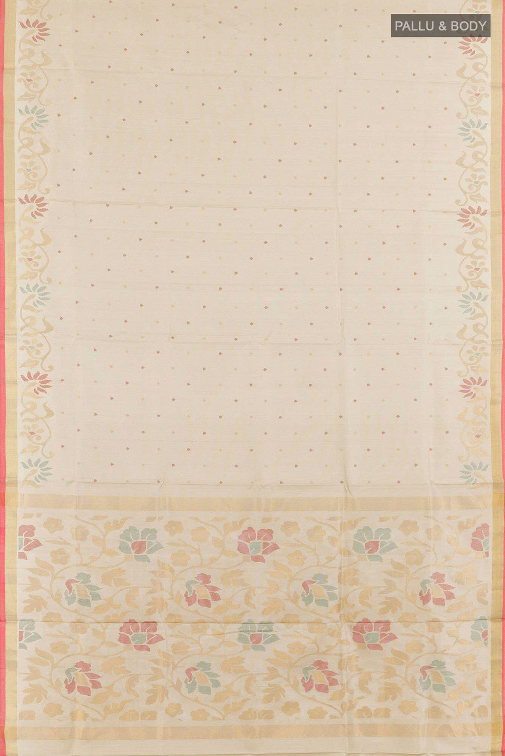 Beige Uppada Silk Saree