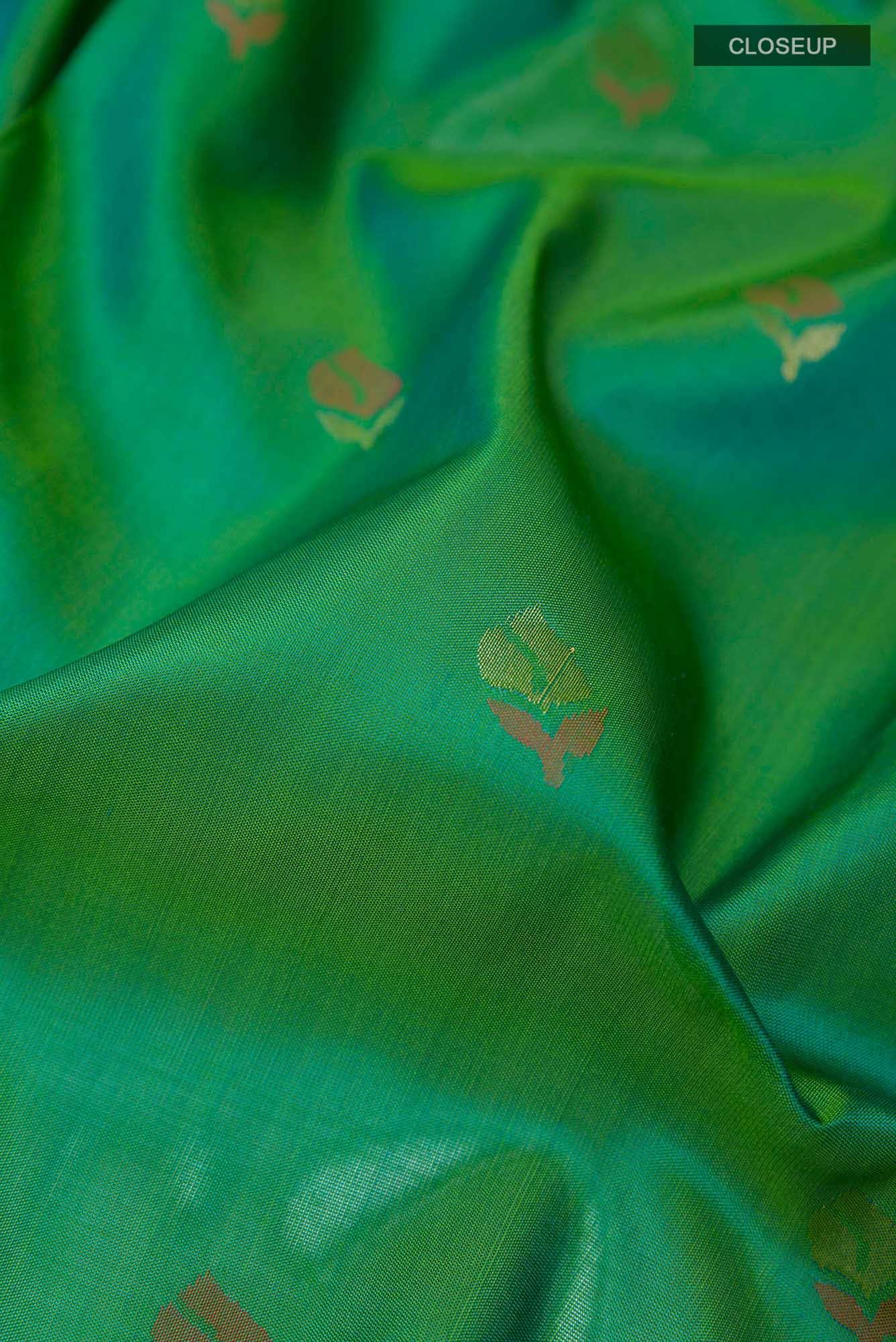 Green Uppada Silk Saree