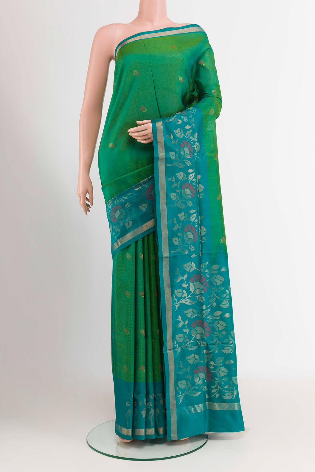 Green Uppada Silk Saree
