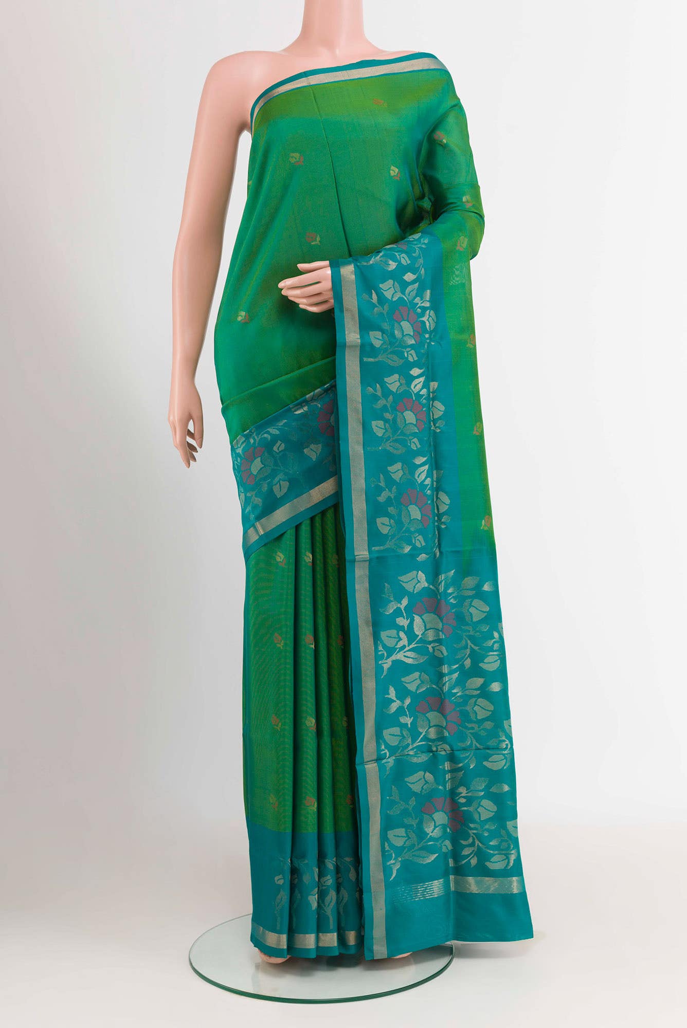 Green Uppada Silk Saree