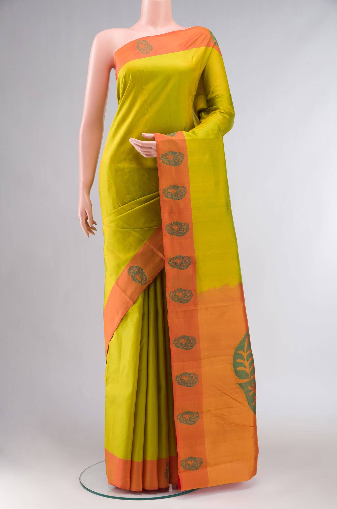 Green Kanchipuram Silk Saree