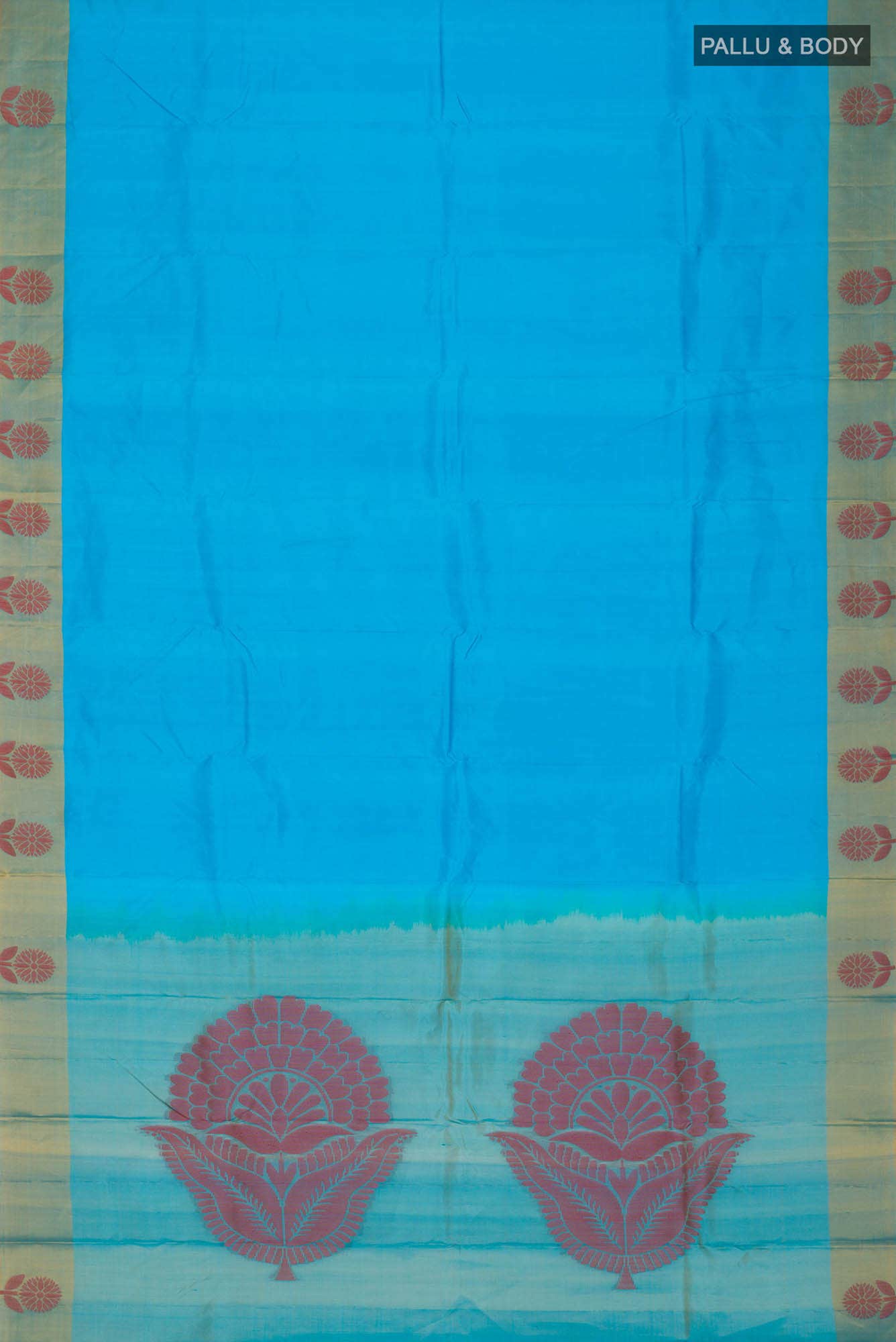 Blue Kanchipuram Silk Saree