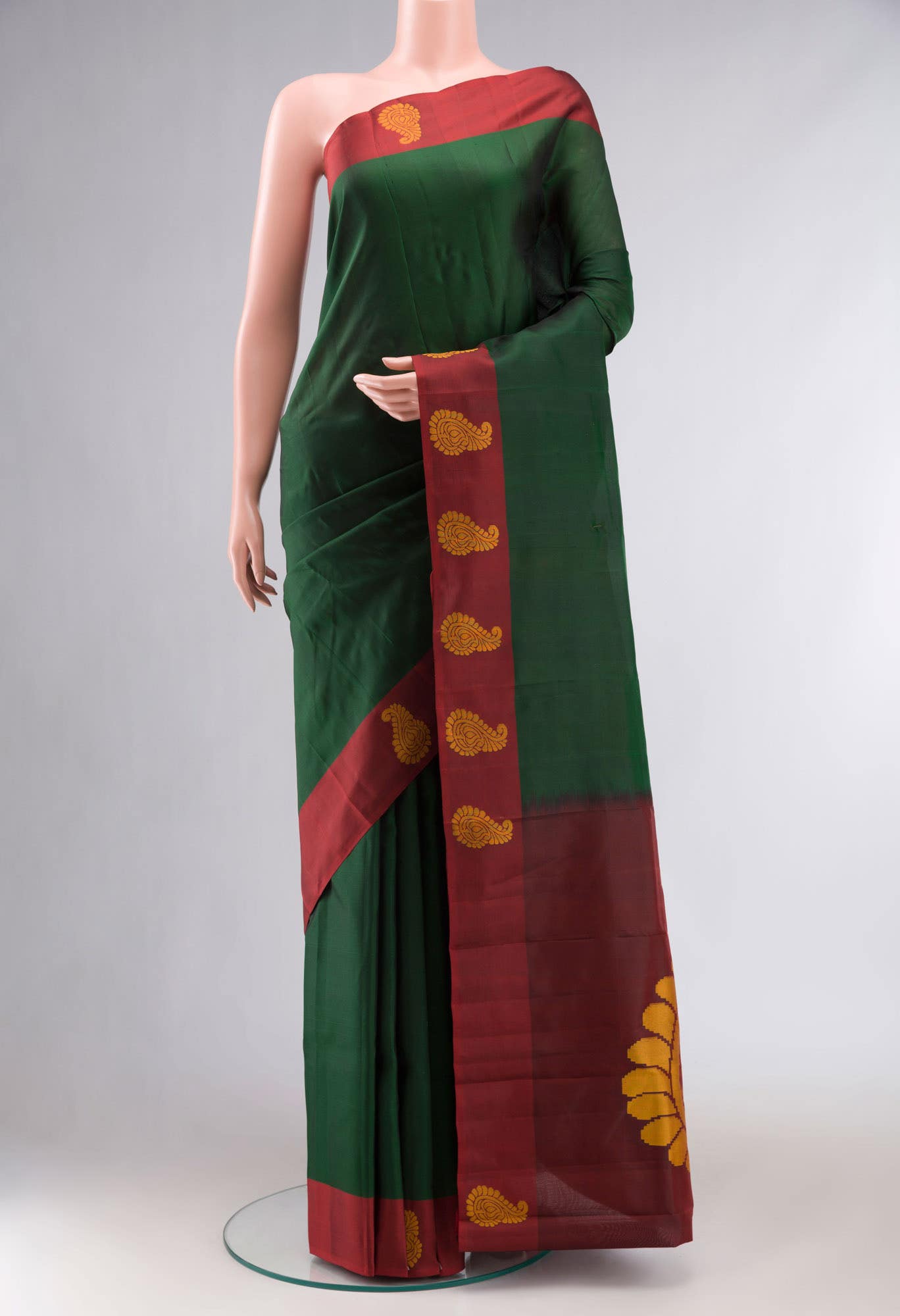 Green Kanchipuram Silk Saree