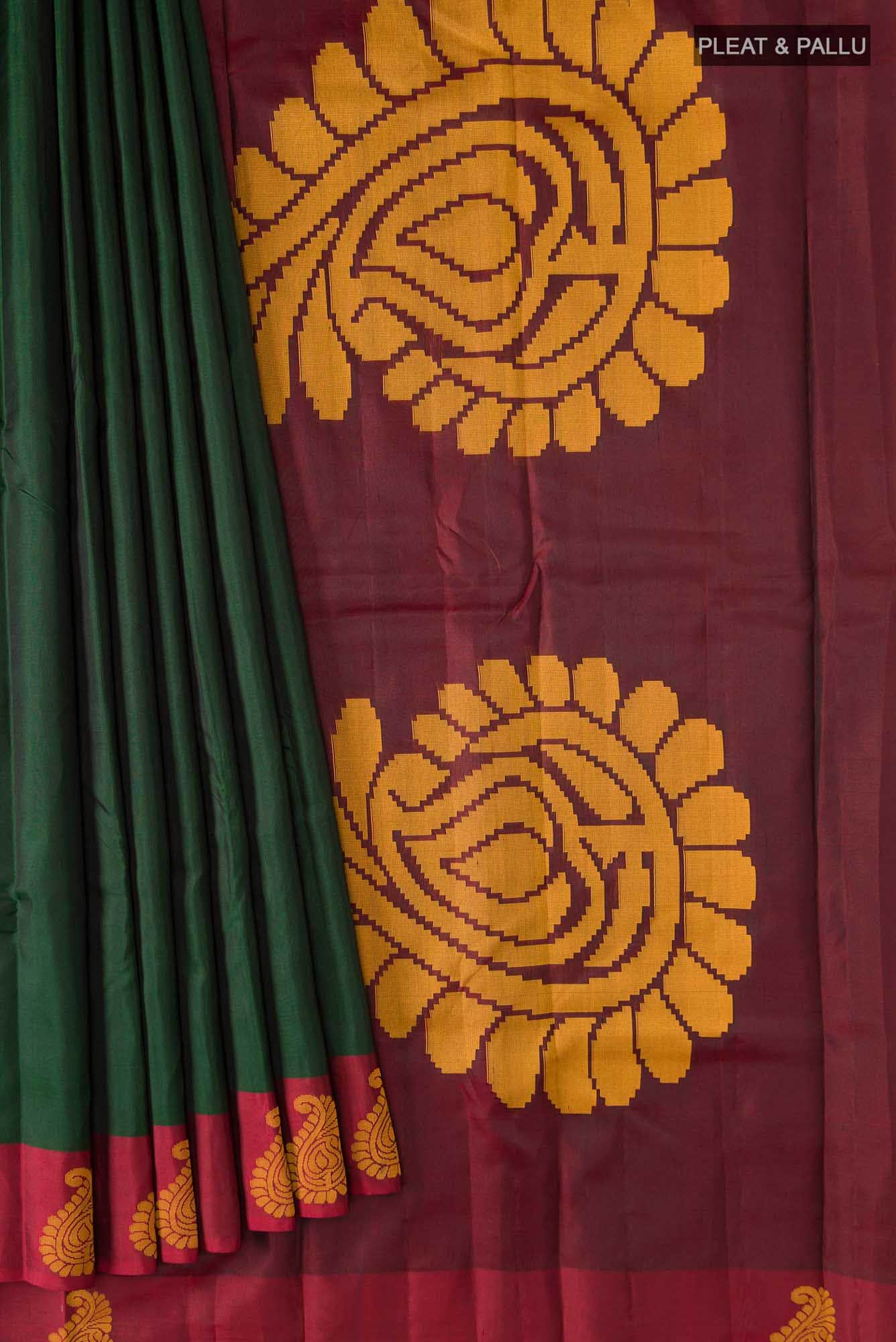 Green Kanchipuram Silk Saree