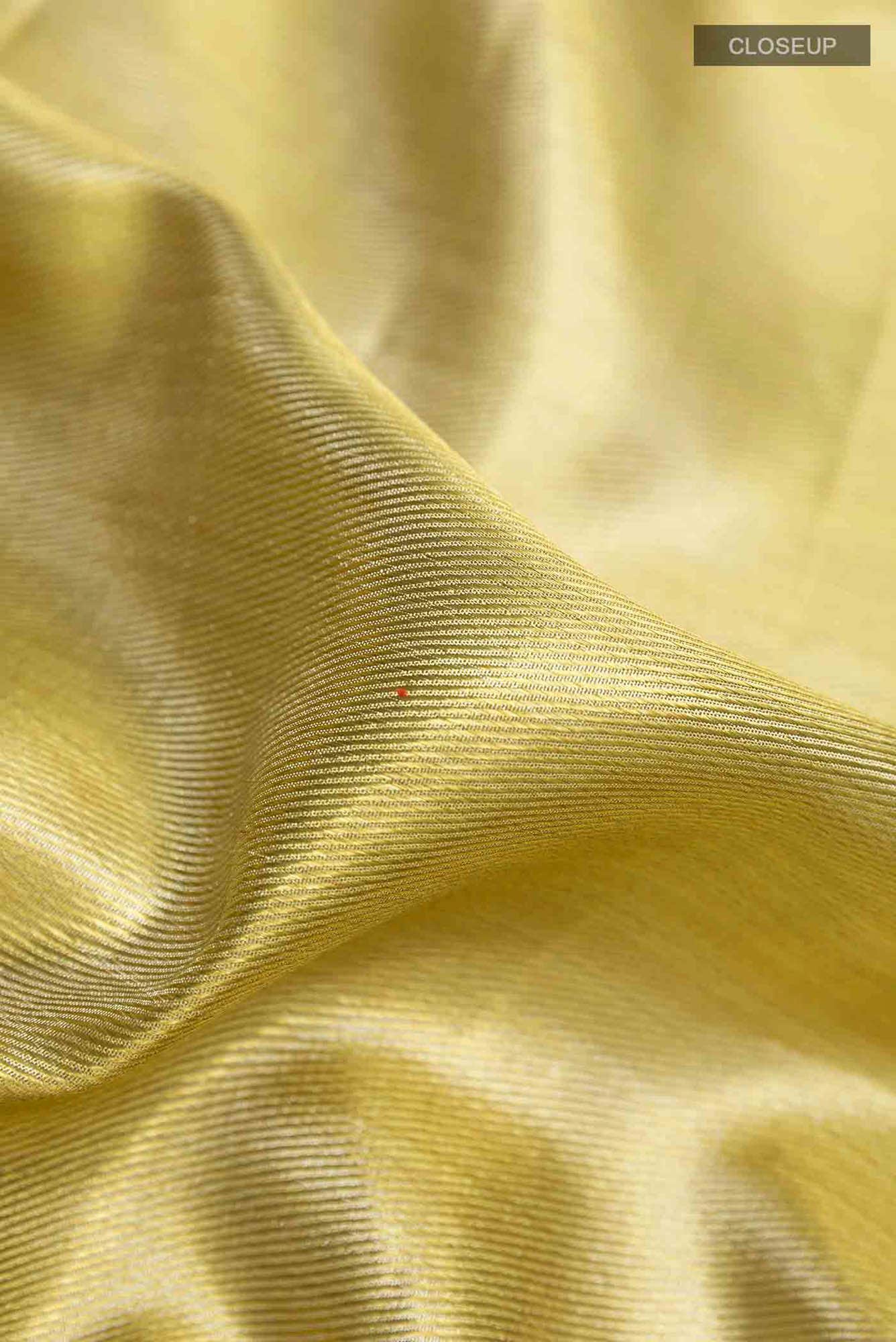 Gold Kanchipuram Tissue Silk Saree