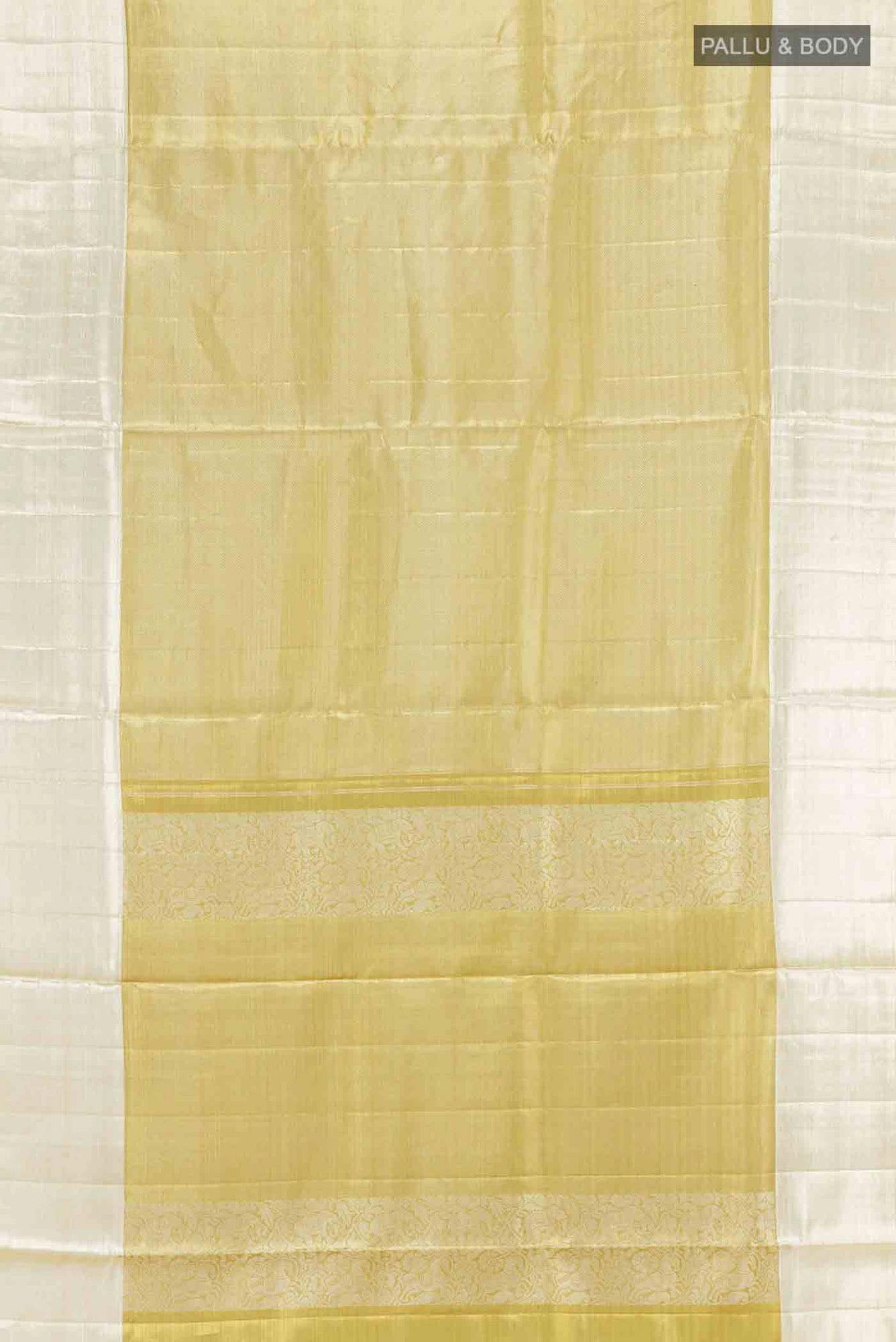 Gold Kanchipuram Tissue Silk Saree