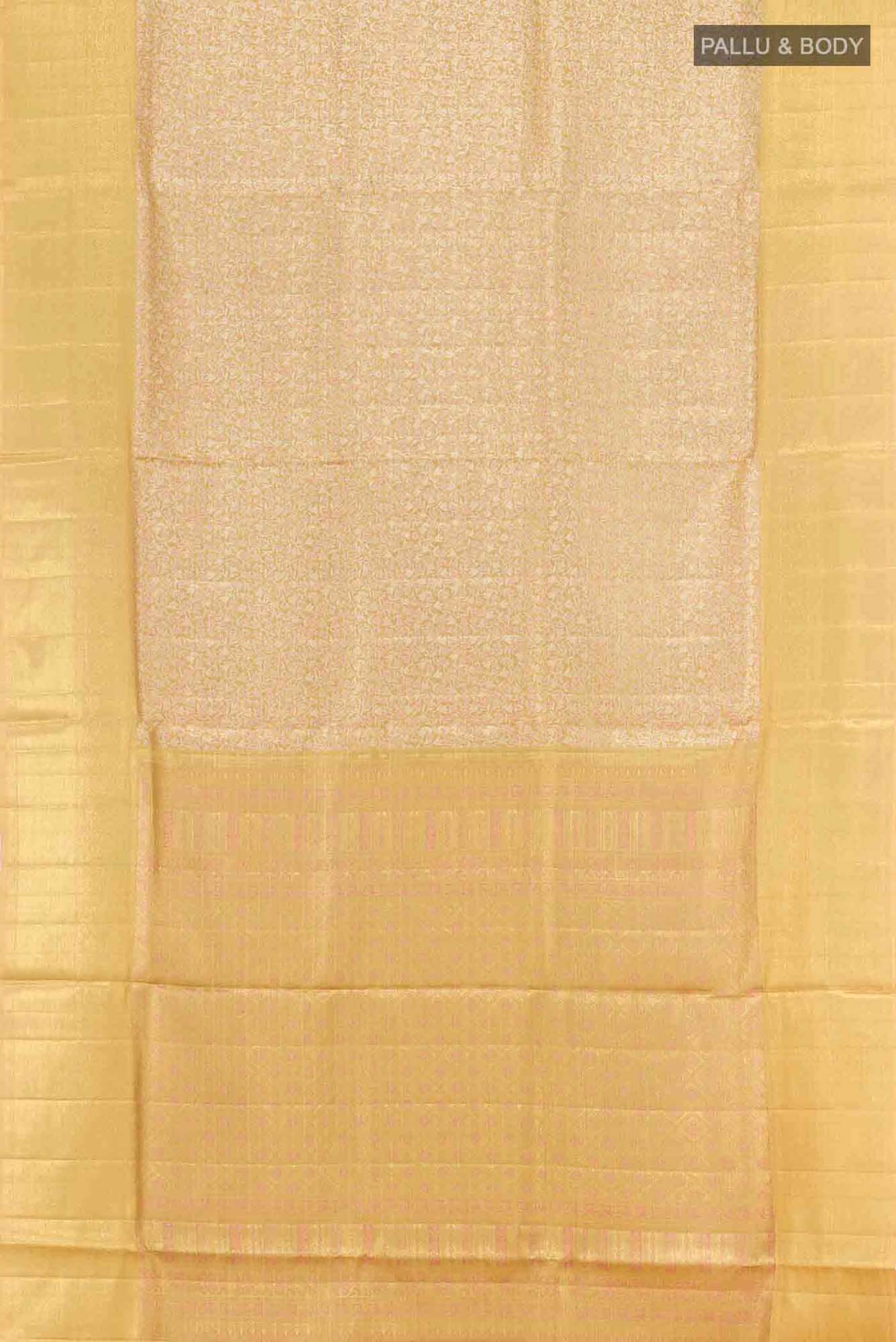 Gold Kanchipuram Tissue Silk Saree