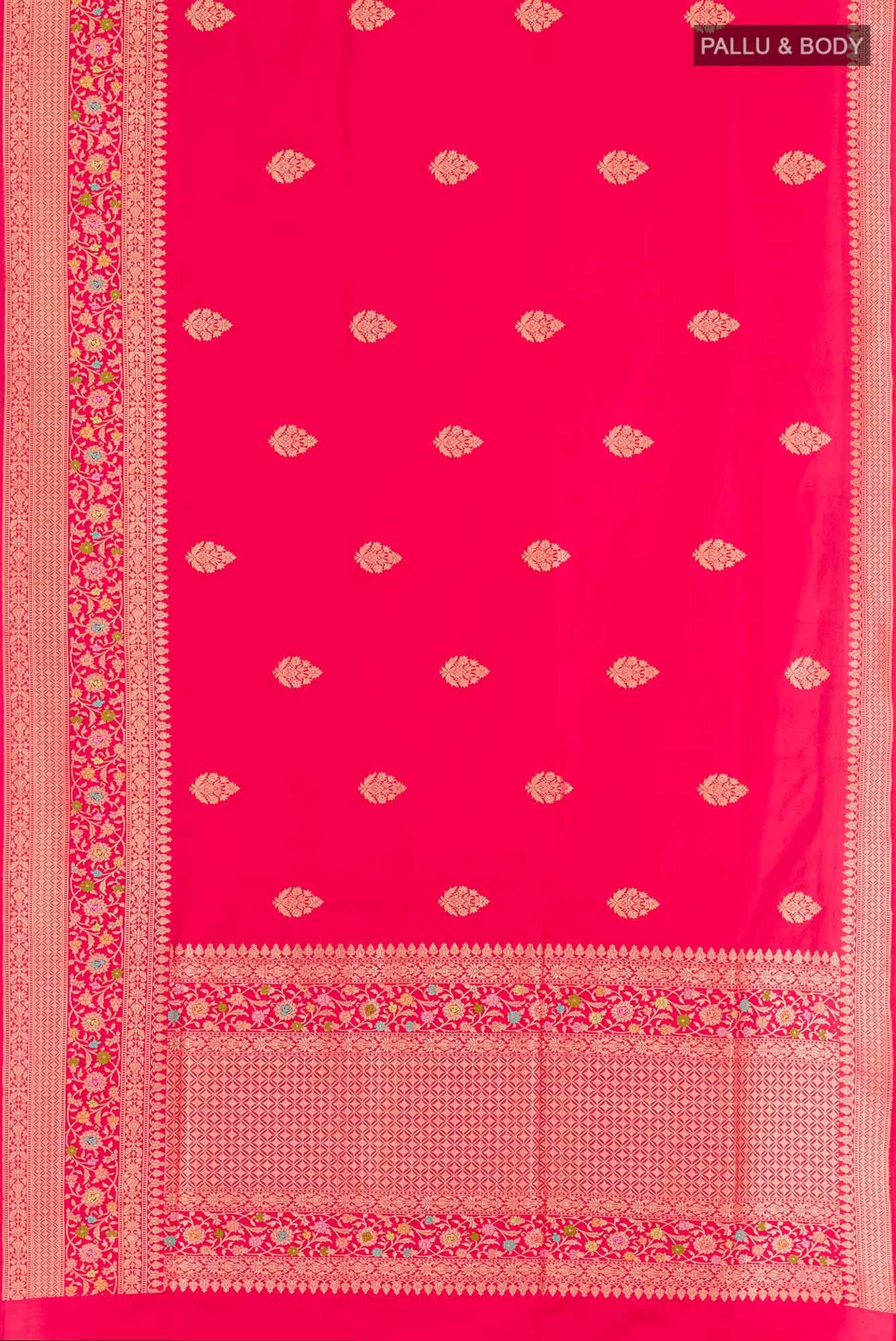 Red Banarasi Saree