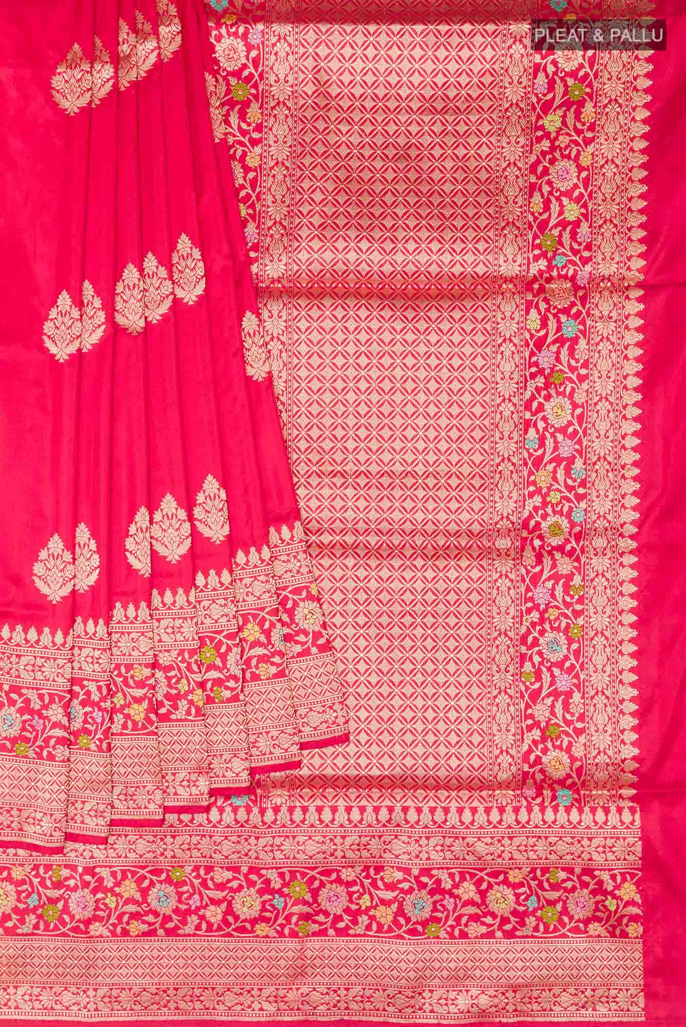 Red Banarasi Saree