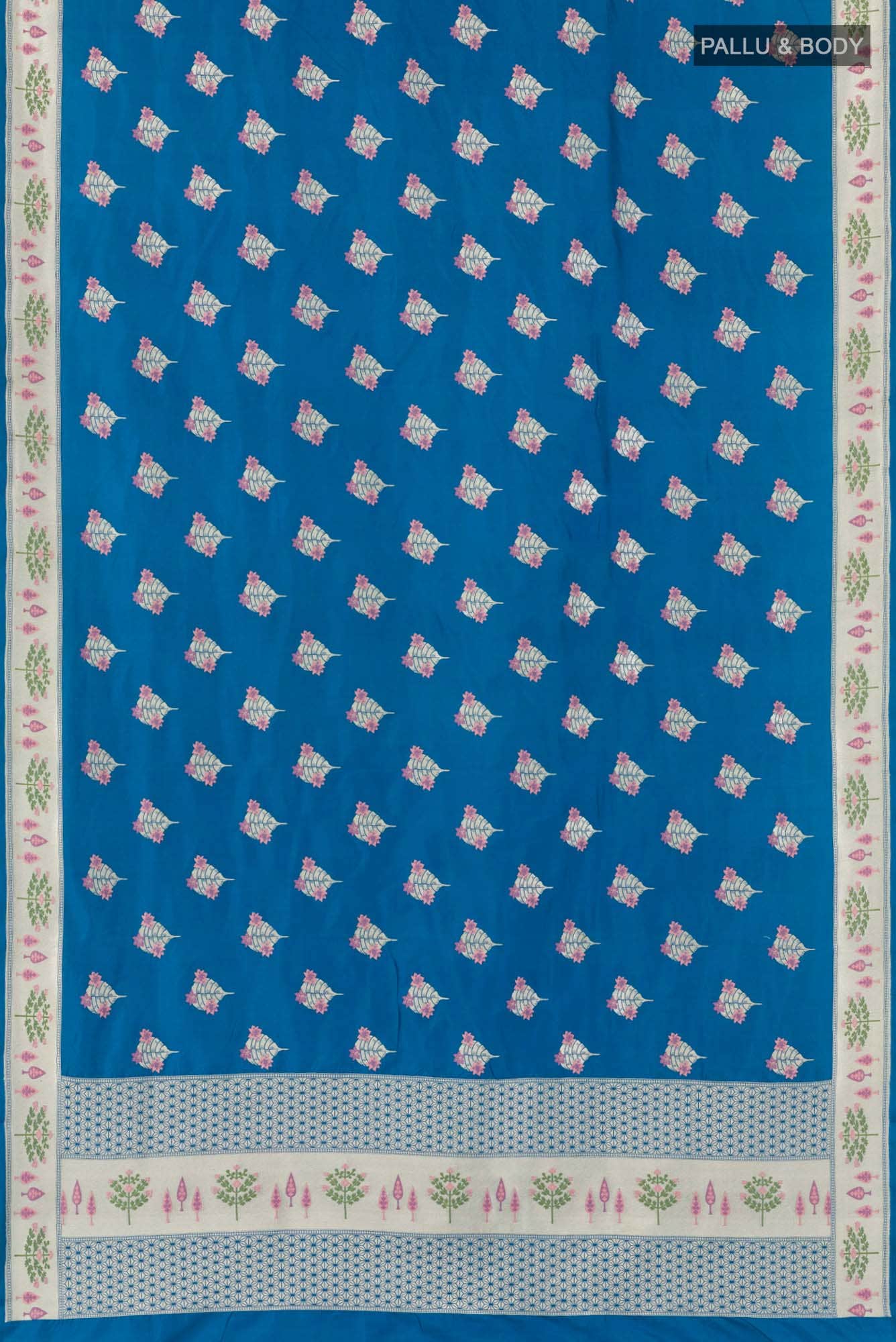 Blue Banarasi Saree