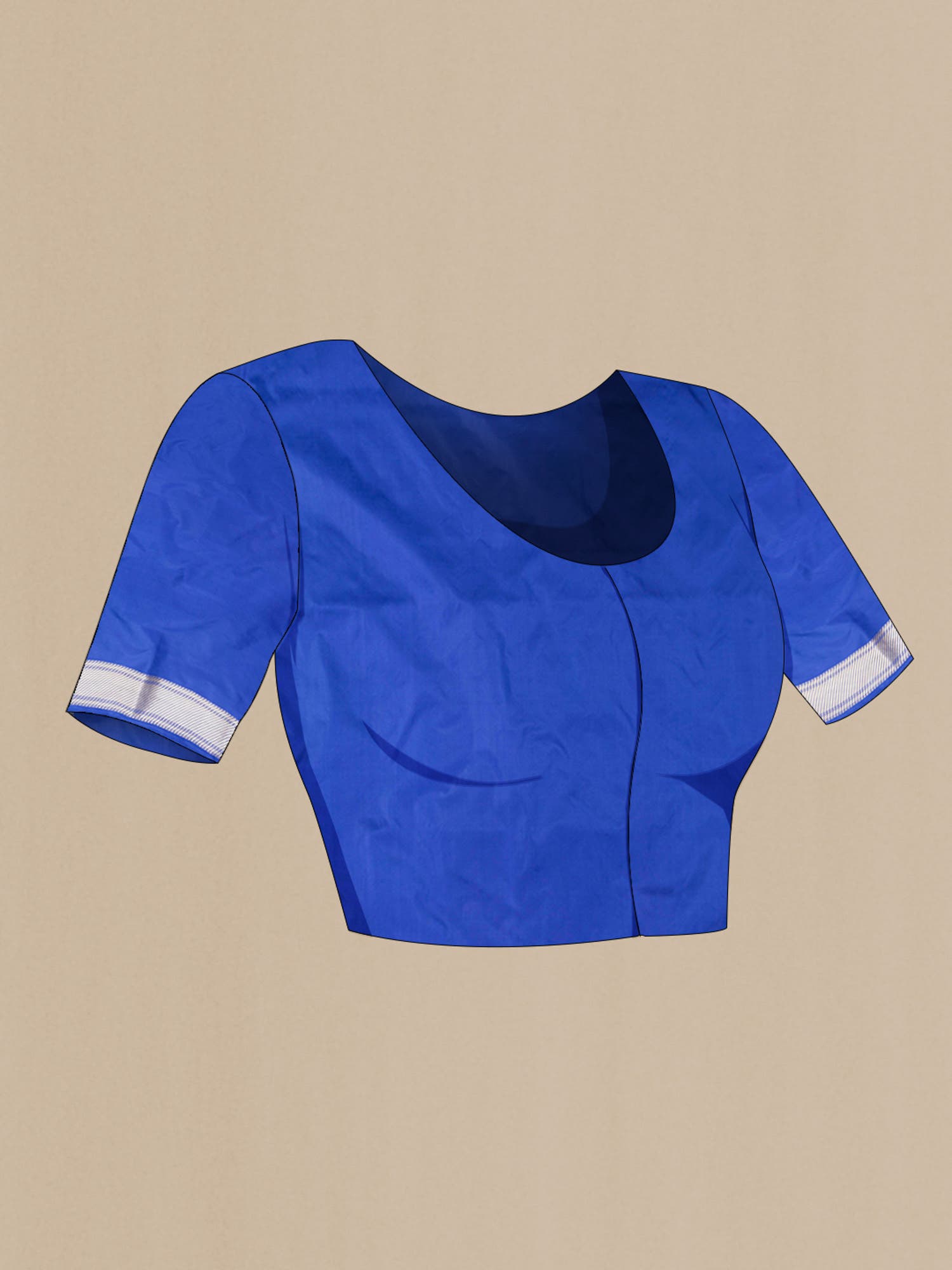 Blue Banarasi Saree