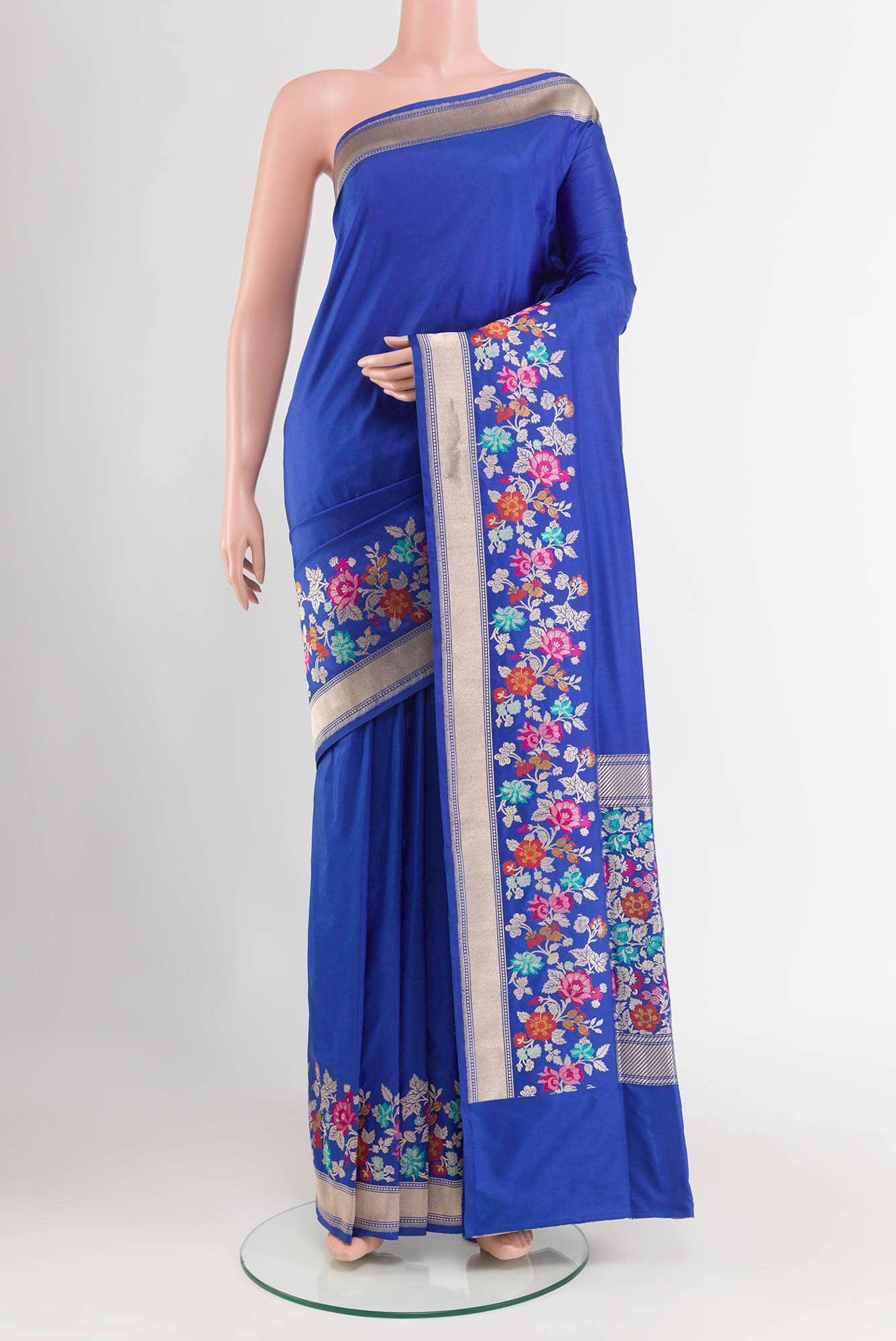 Blue Banarasi Saree