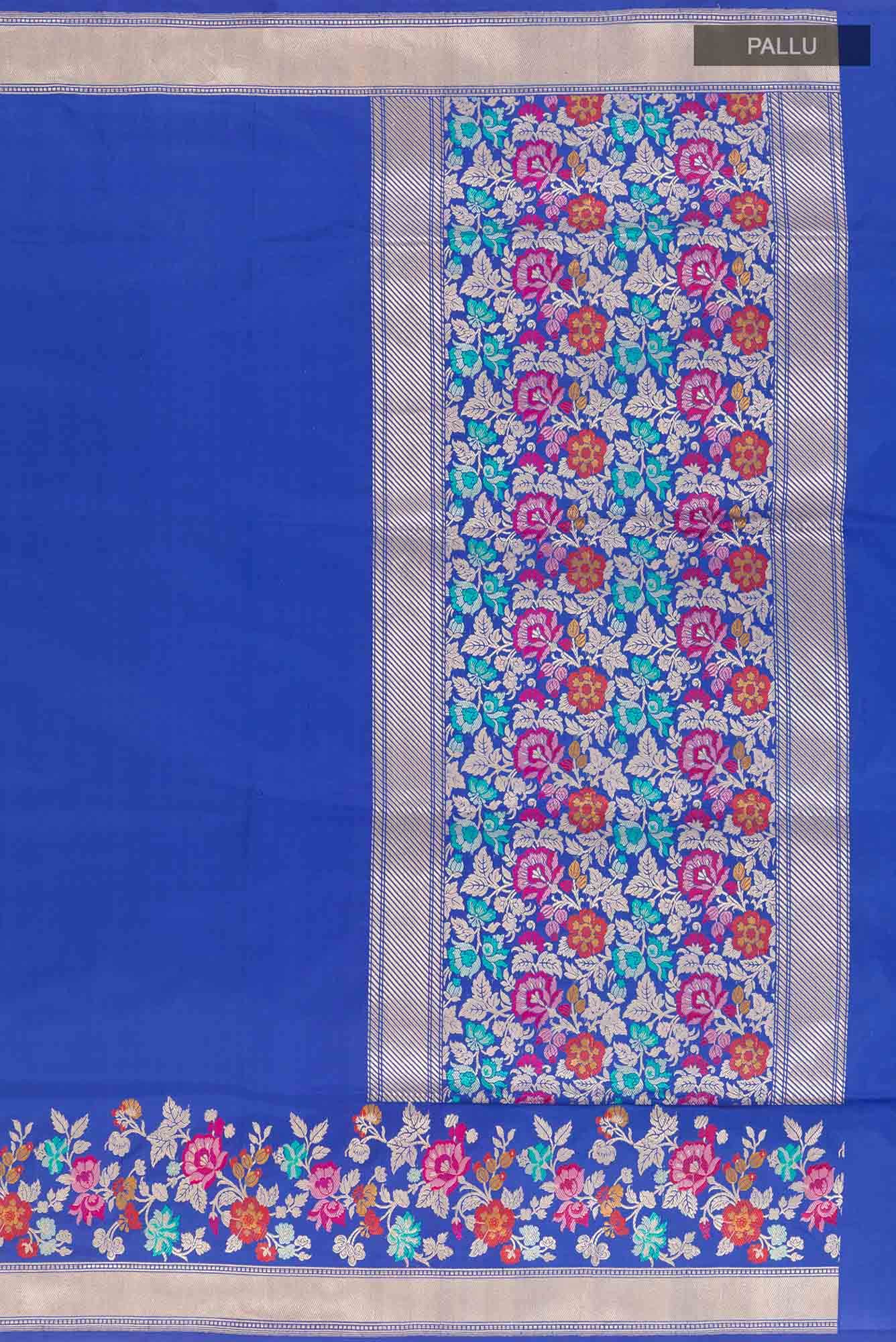Blue Banarasi Saree