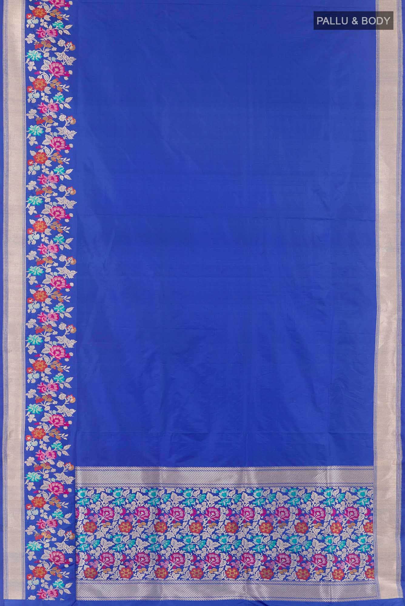 Blue Banarasi Saree