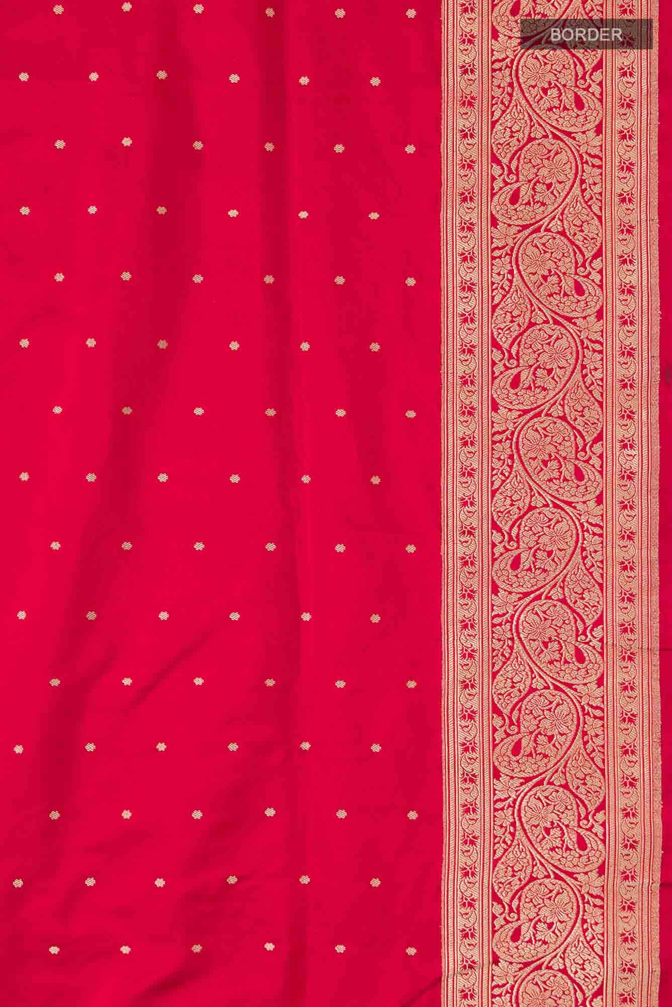 Red Banarasi Silk Saree