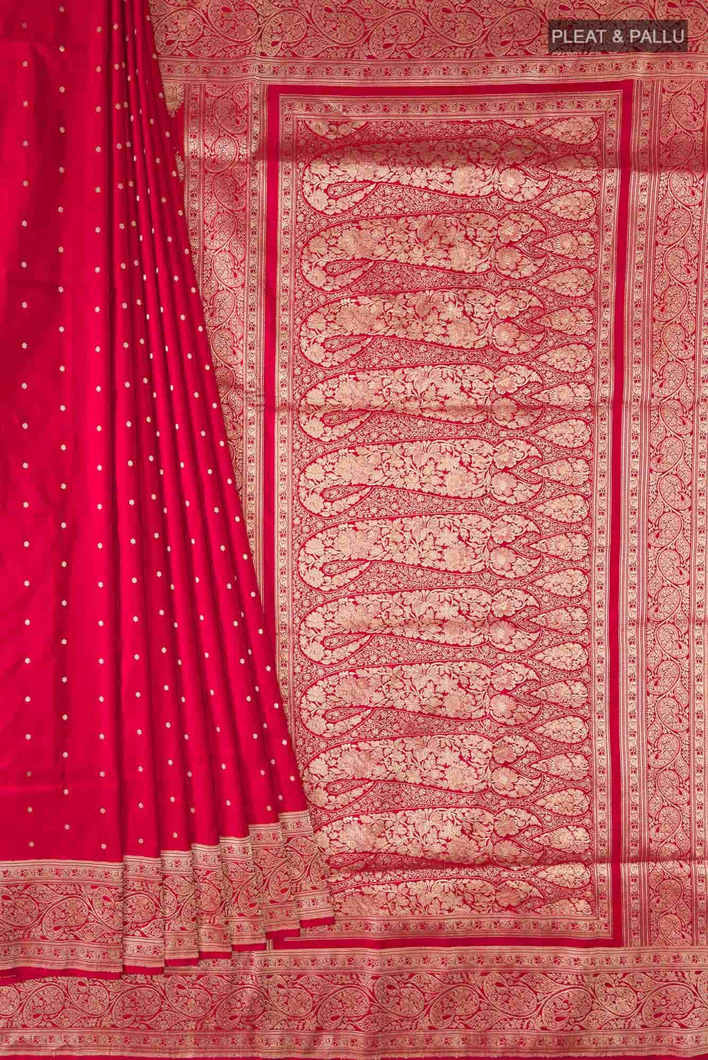 Red Banarasi Silk Saree