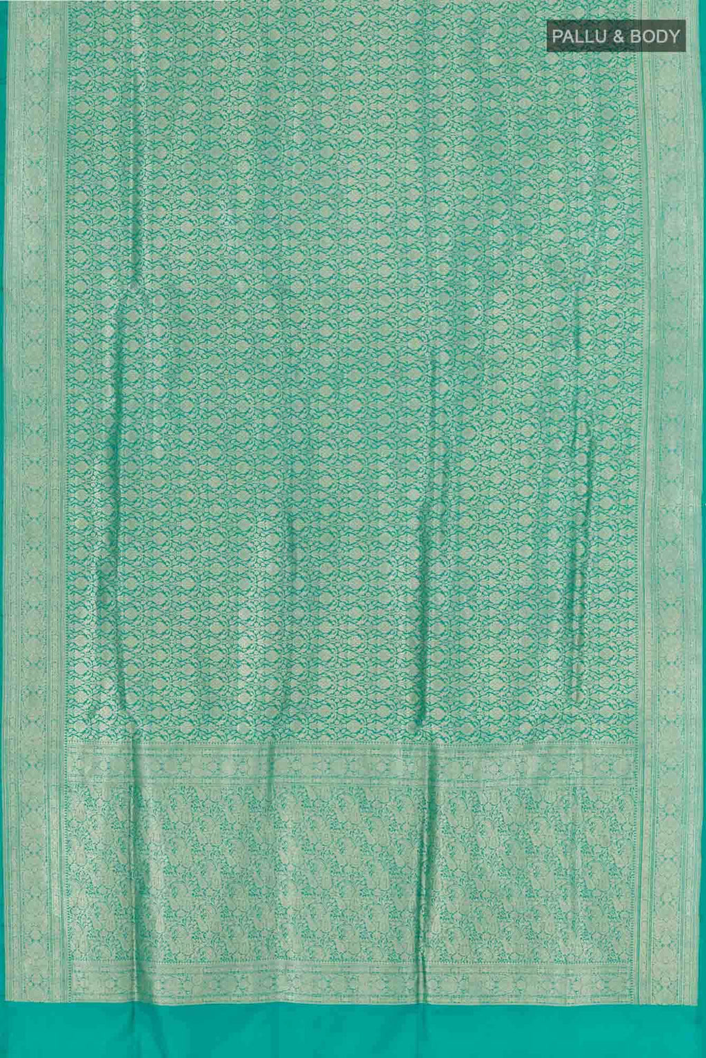 Green Blended Banarasi Silk Saree