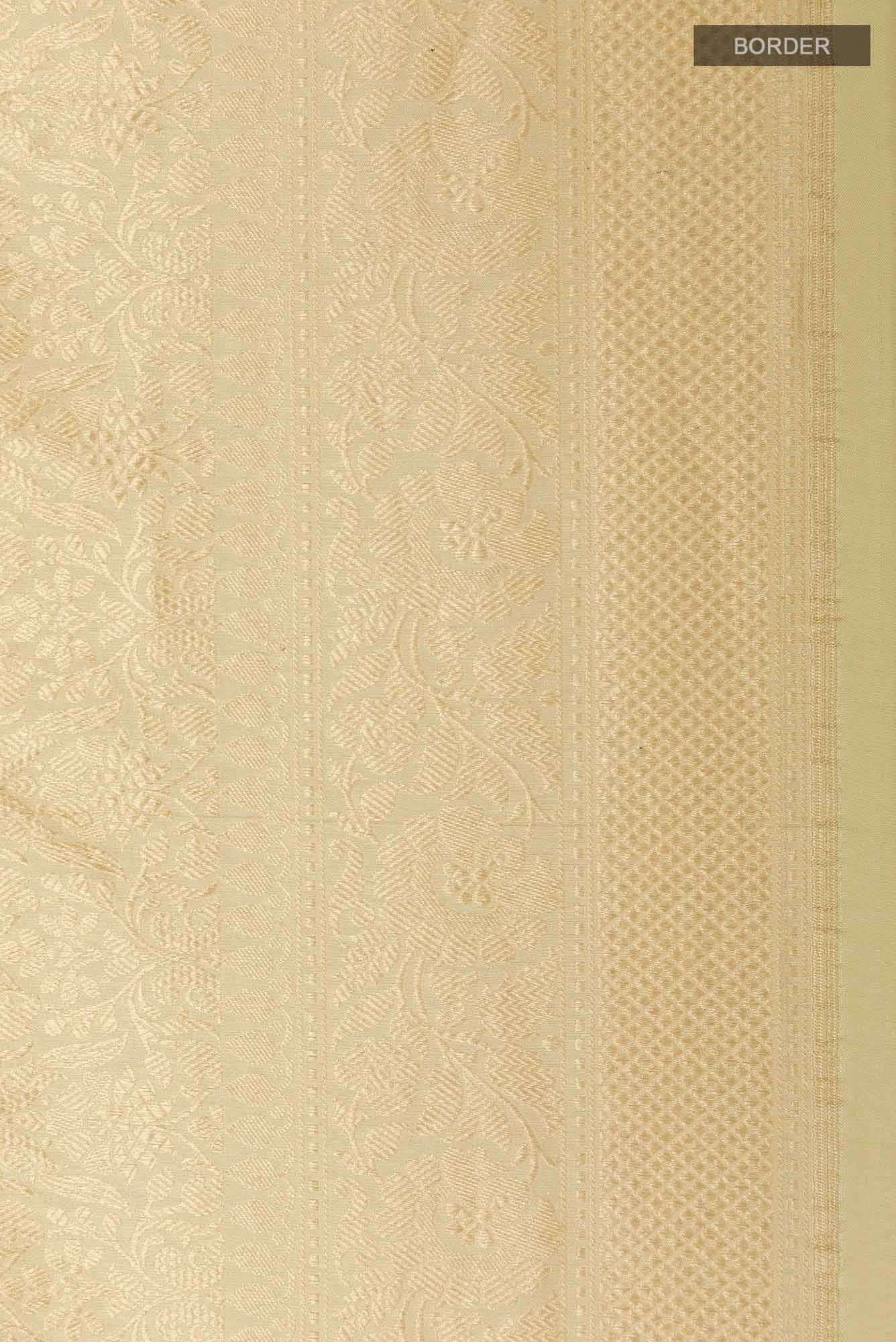 Beige Banarasi Saree