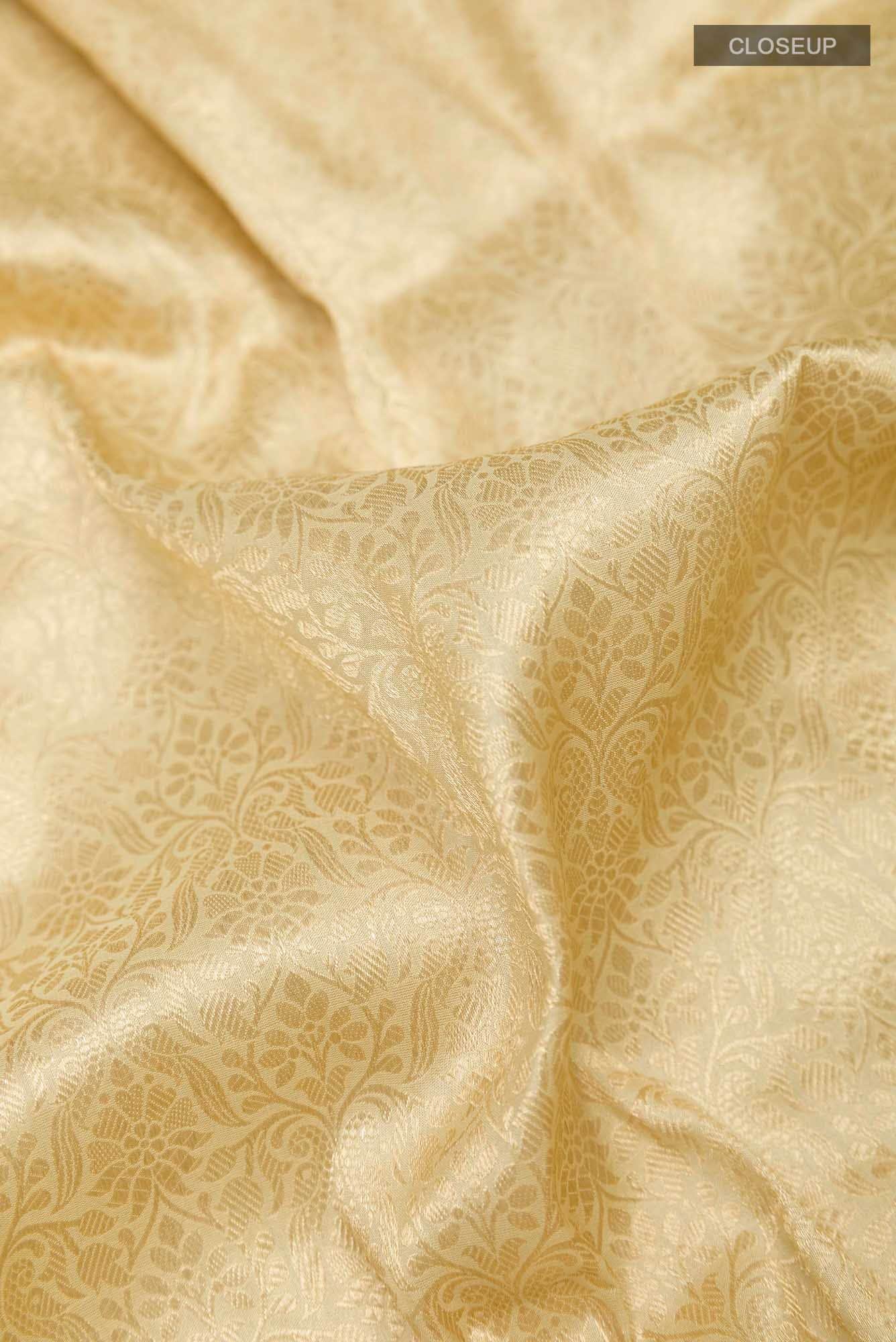 Beige Banarasi Saree