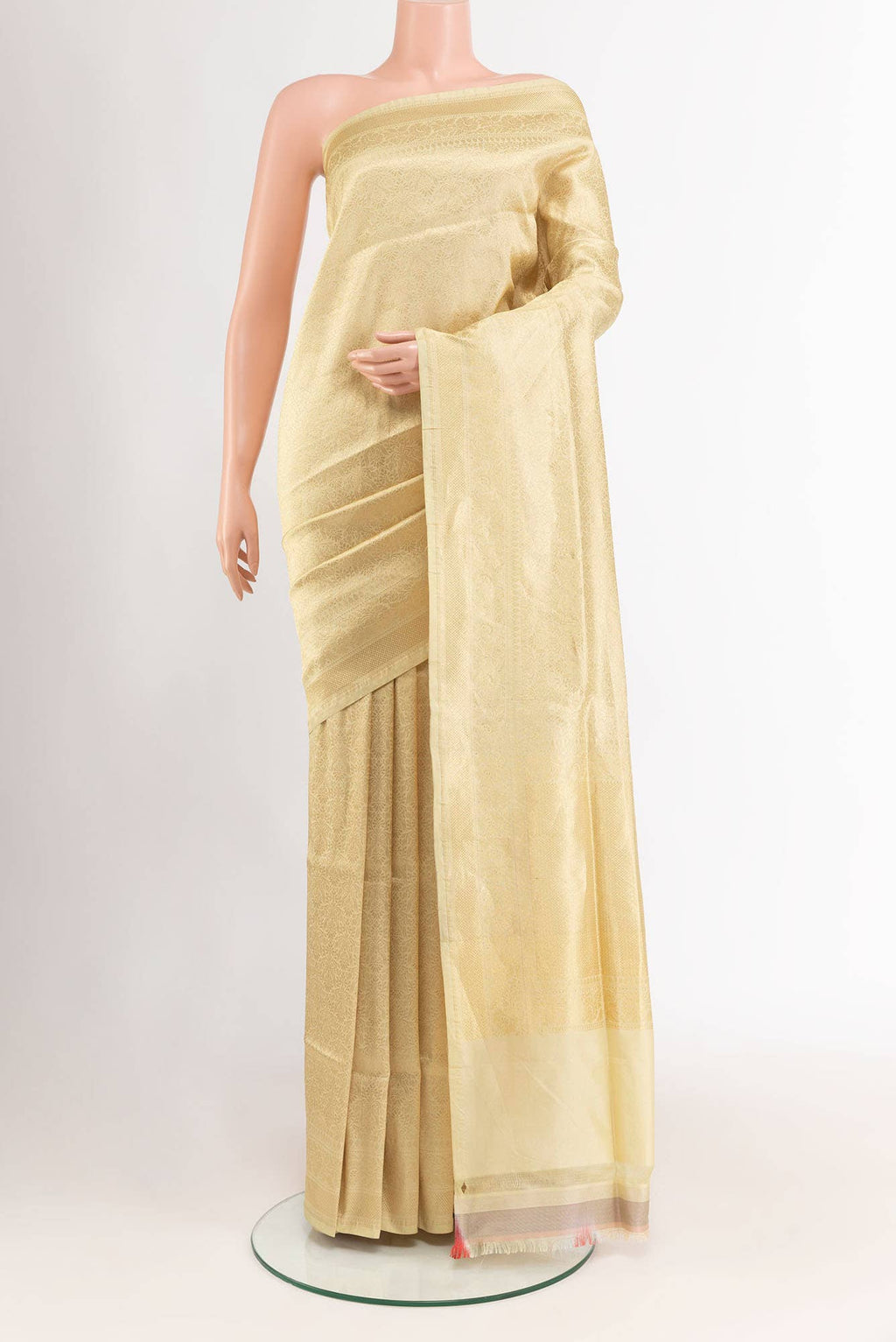 Beige Banarasi Saree