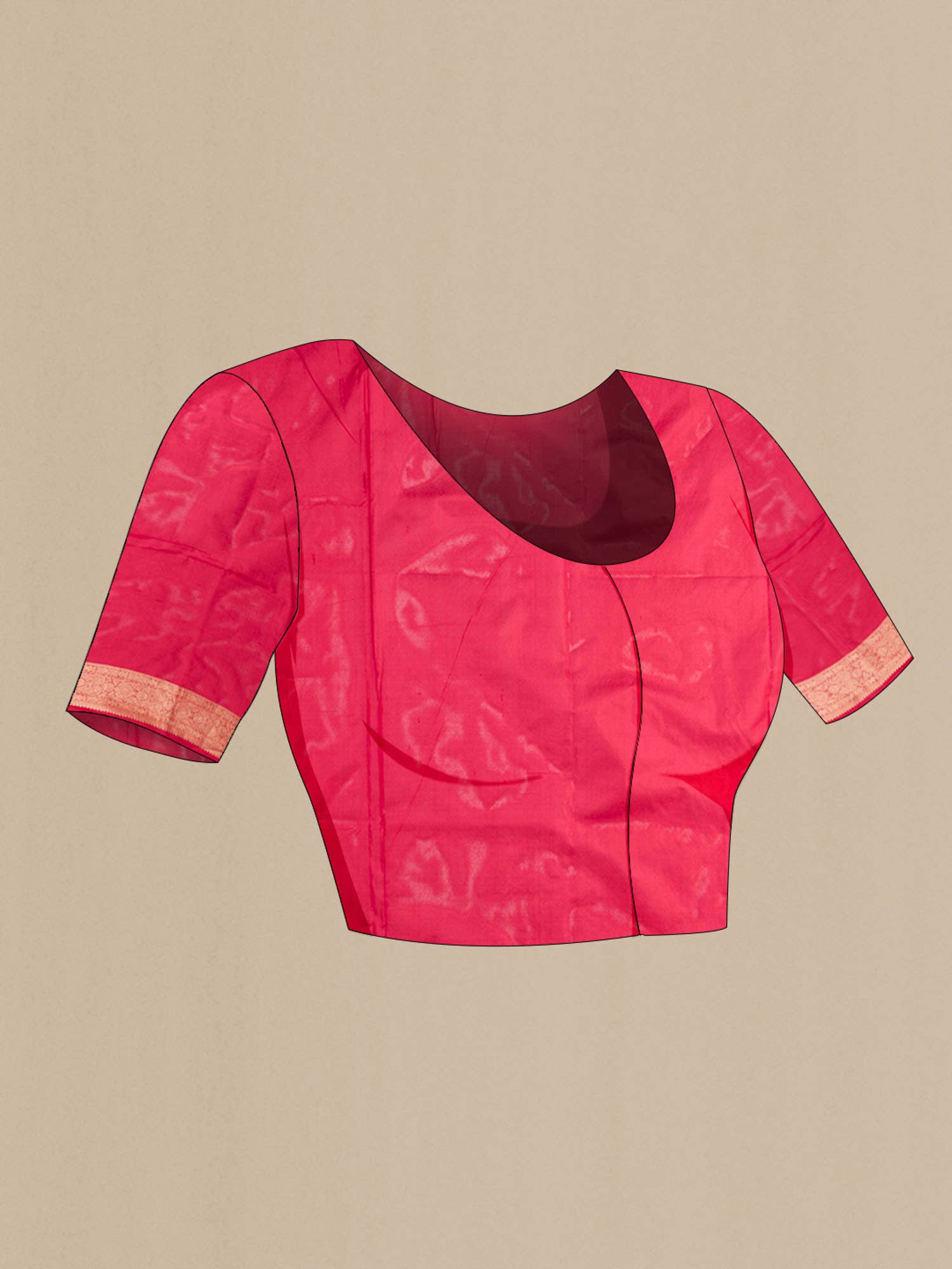 Maroon Banarasi Katan Silk Saree