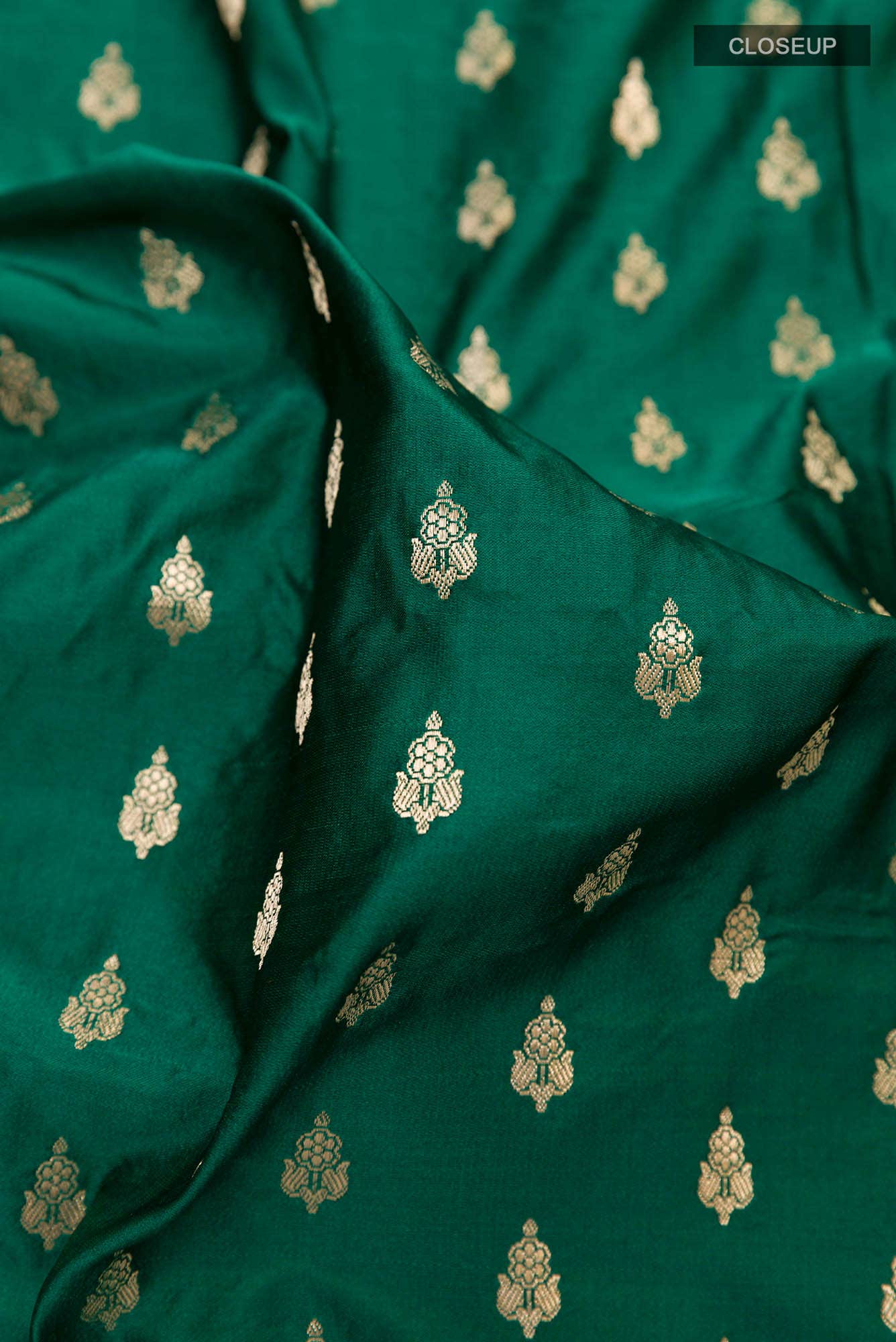 Green Banarasi Silk Saree