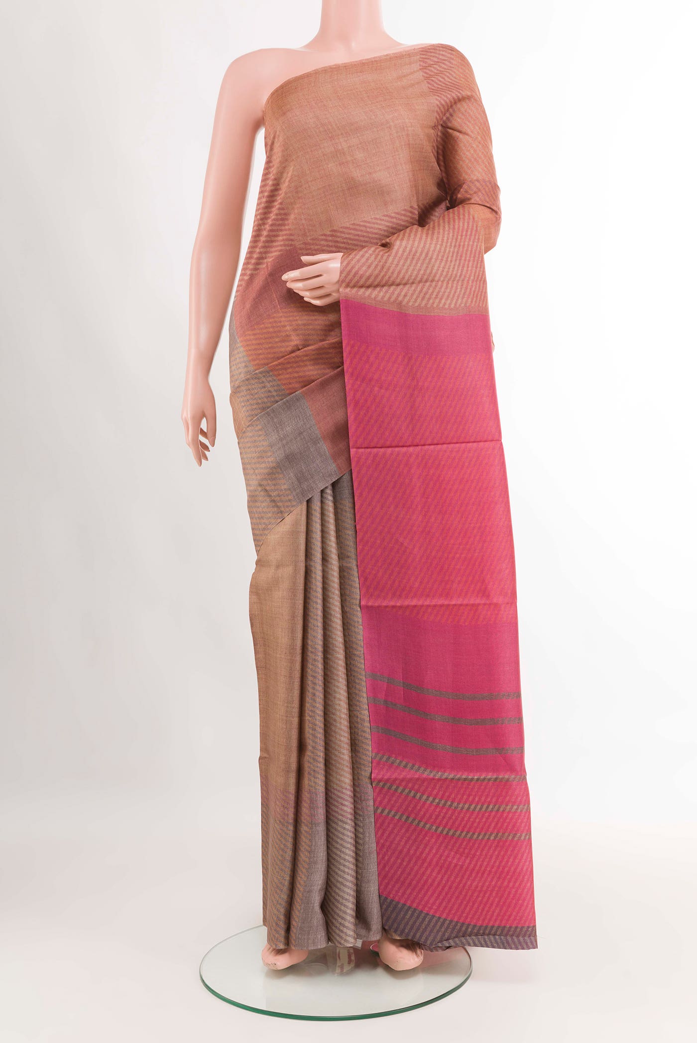 Multi Tussar Silk Saree