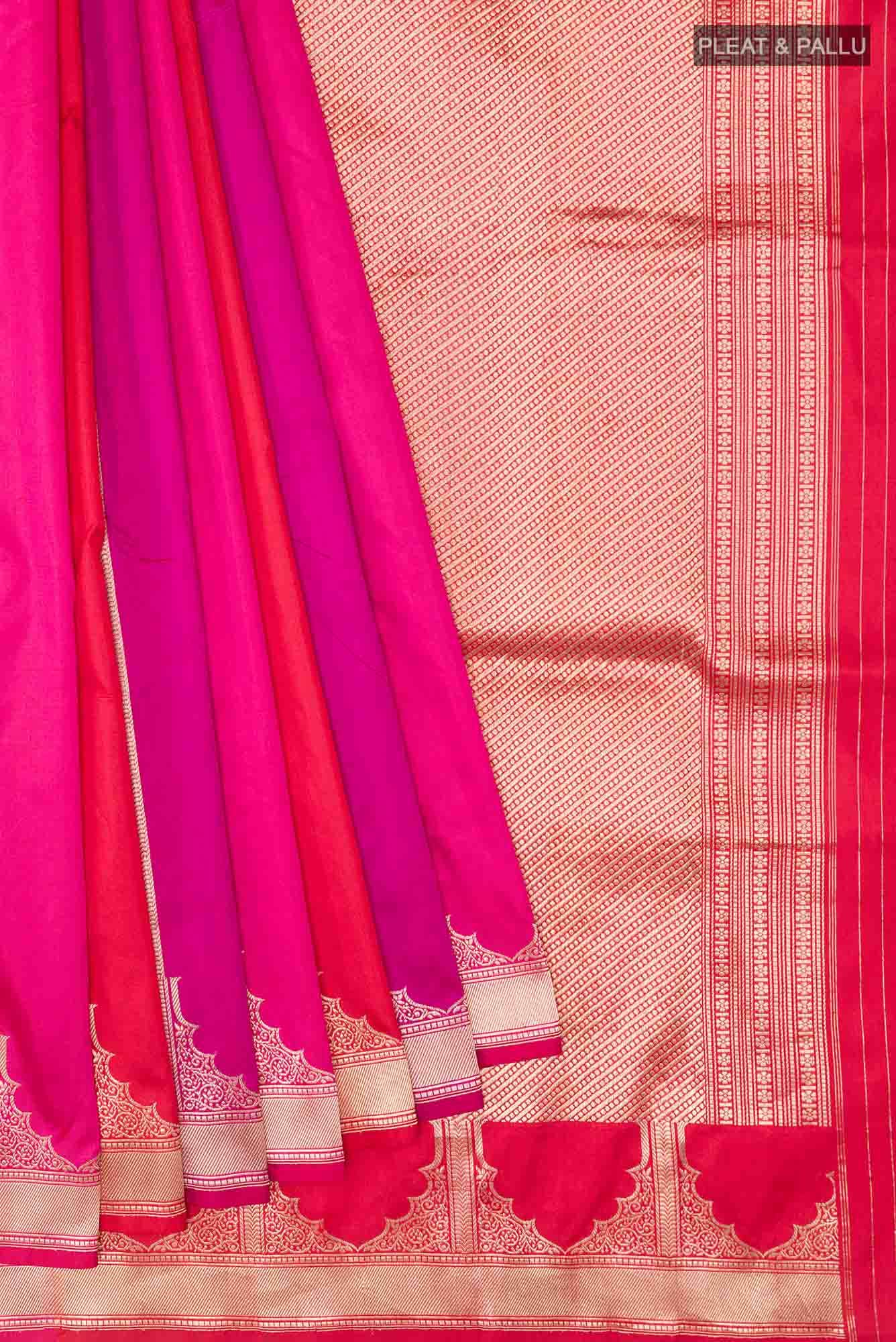 Multi Banarasi Katan Silk Saree