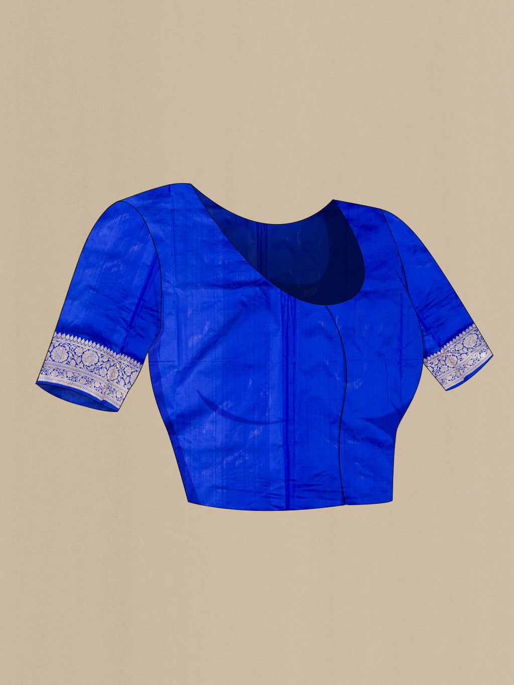 Magenta Banarasi Katan Silk Saree