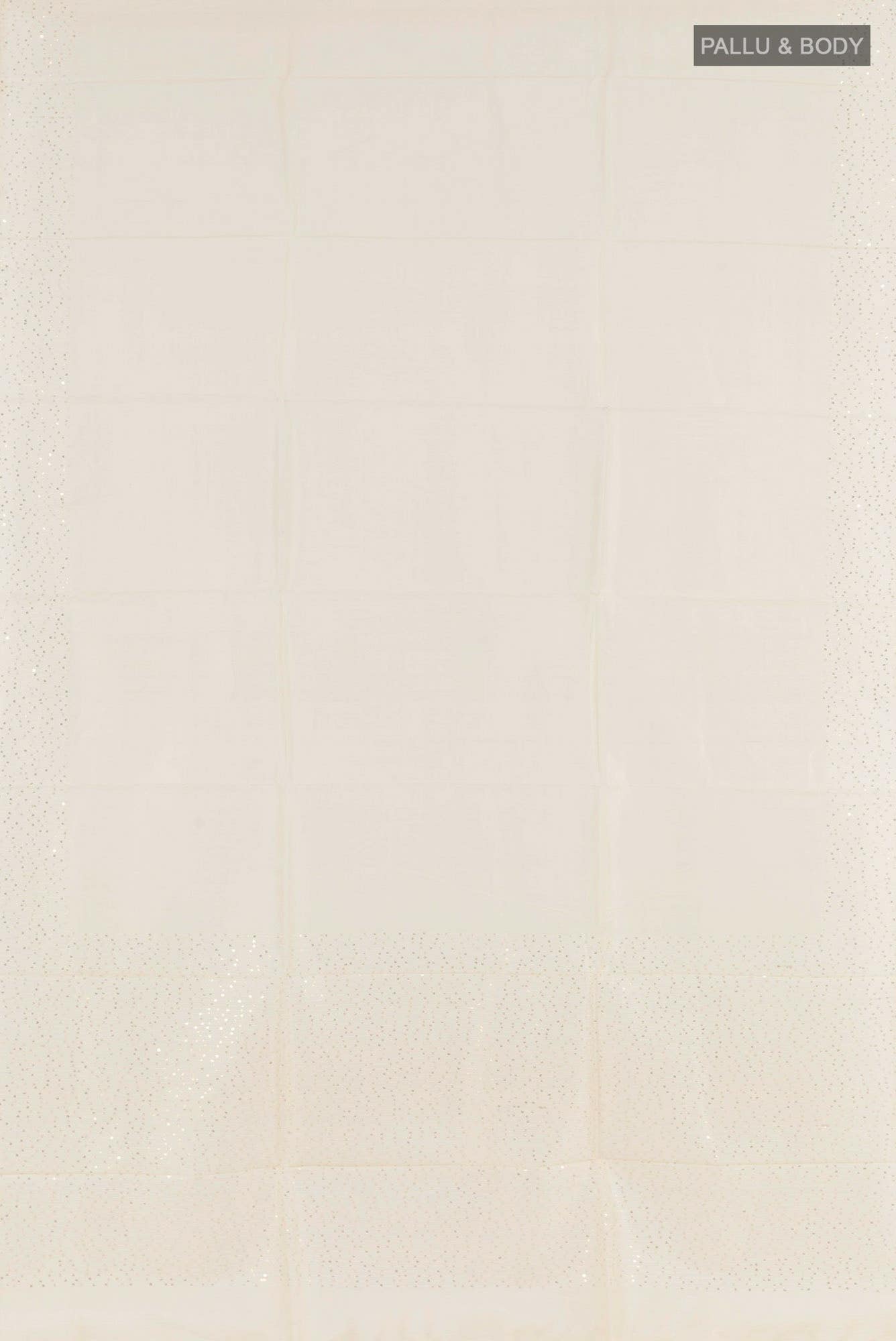 Off White Tussar Saree