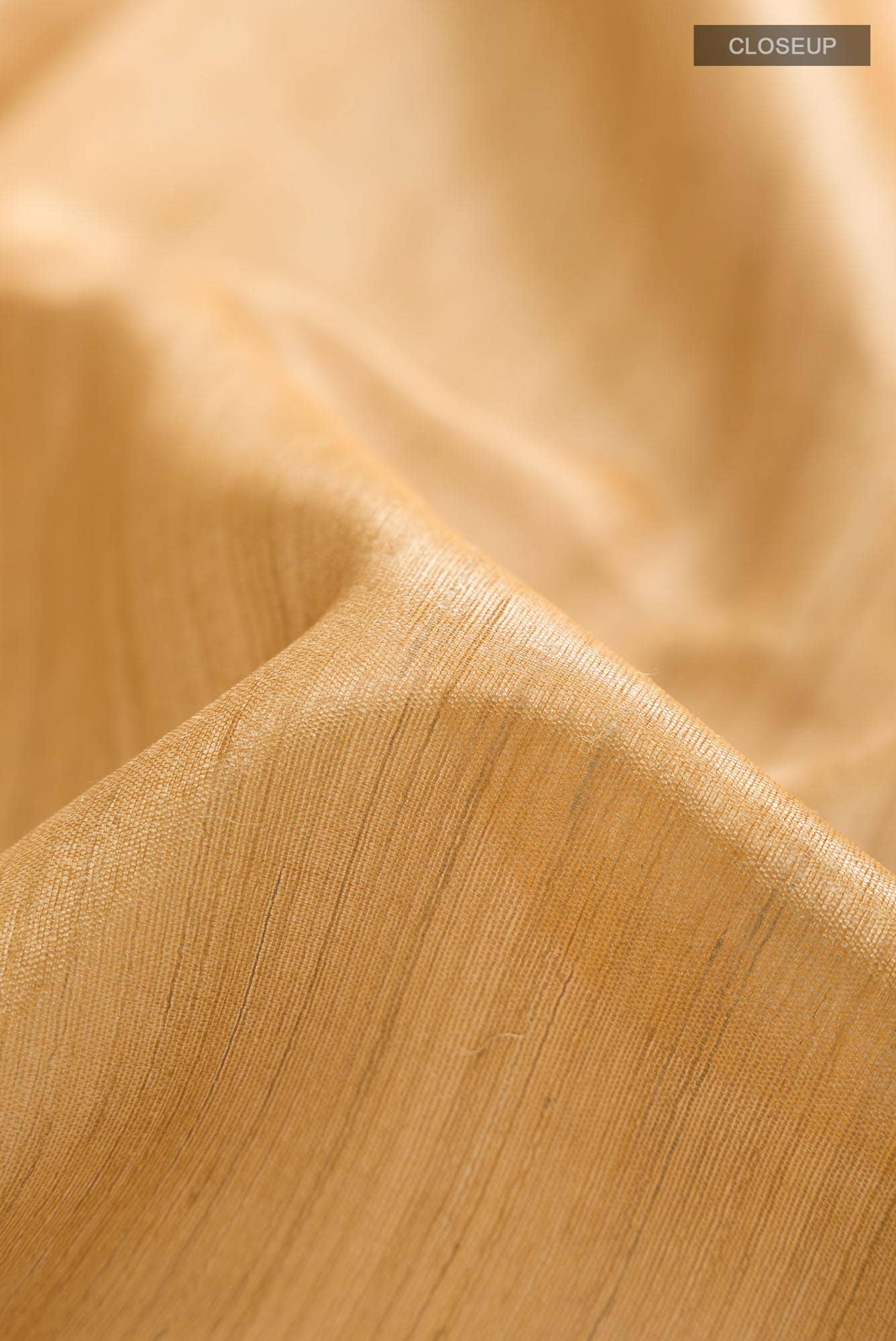 Mustard Bhagalpuri Tussar Silk Saree