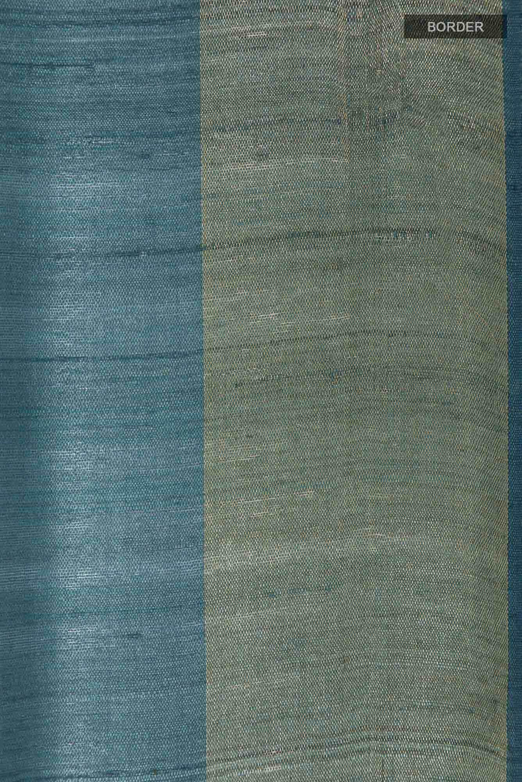 Blue Tussar Saree