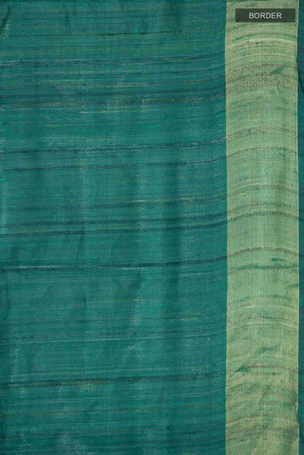Green Bhagalpuri Tussar Silk Saree