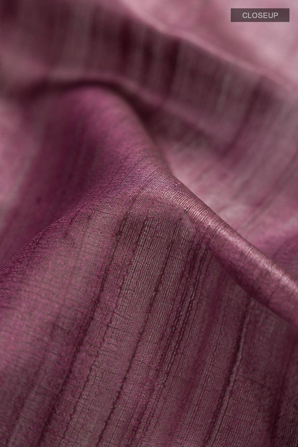Brown Bhagalpuri Tussar Silk Saree