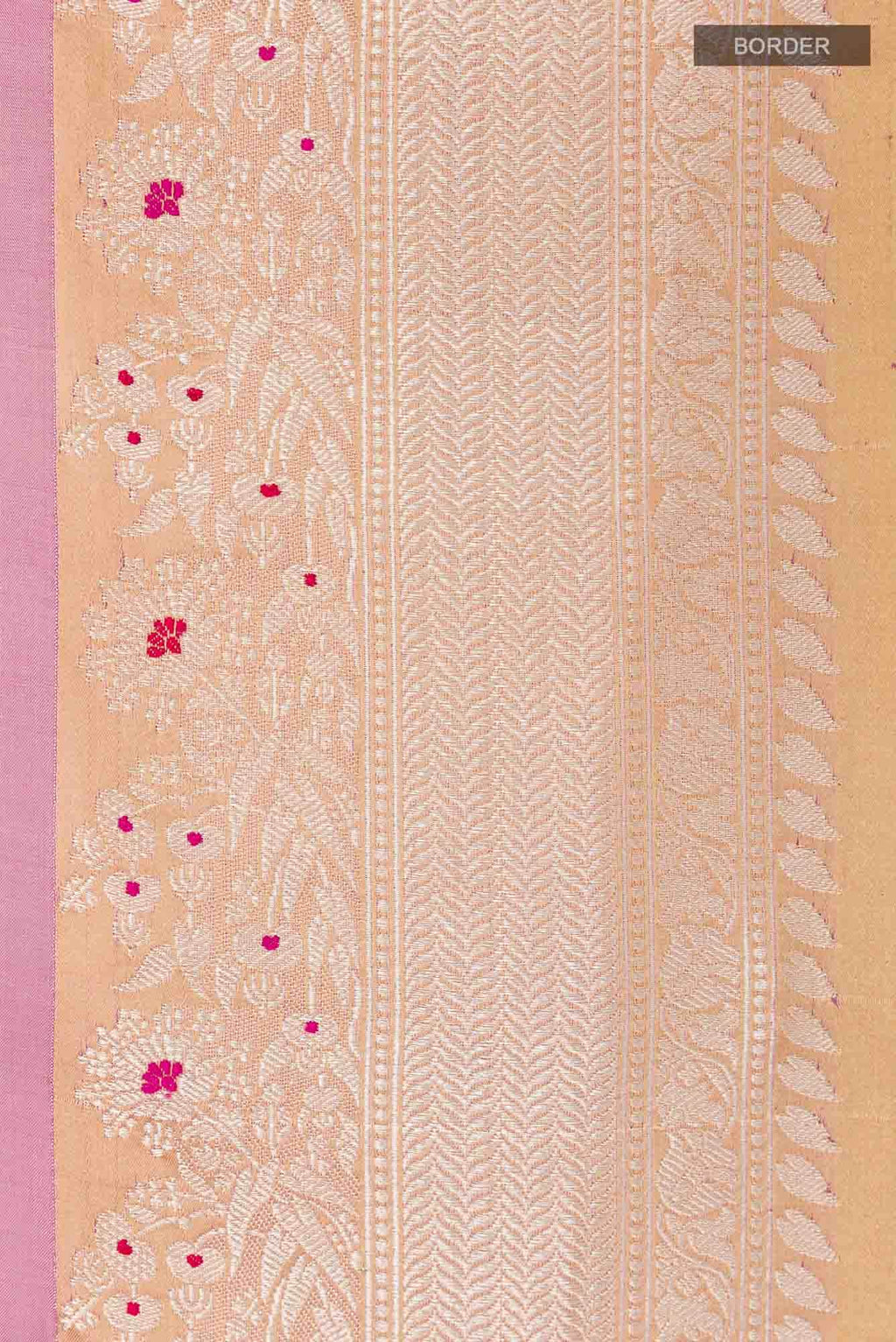 Pink Banarasi Katan Silk Saree